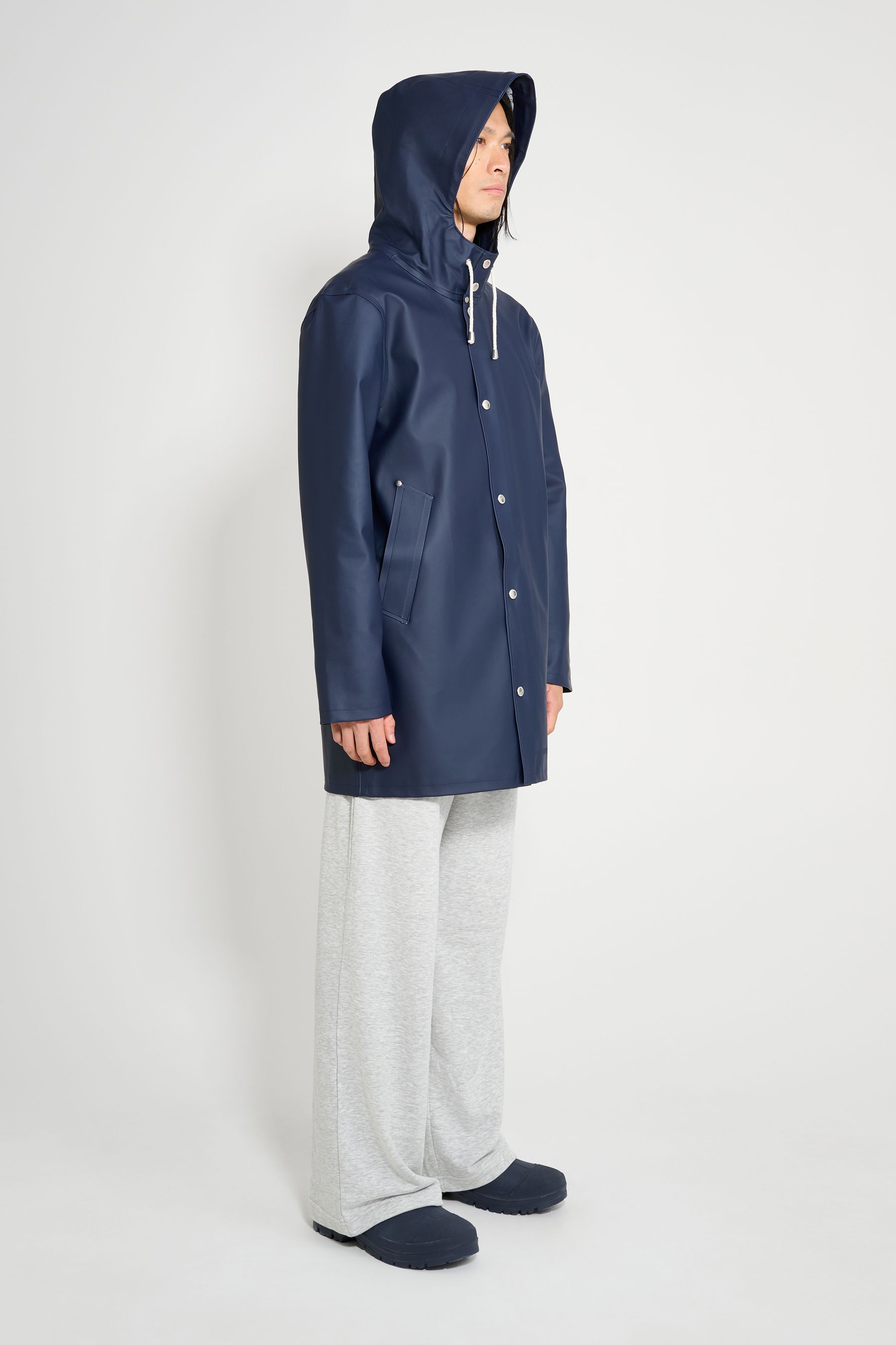 stutterheim stockholm raincoat navy men jackets raincoats