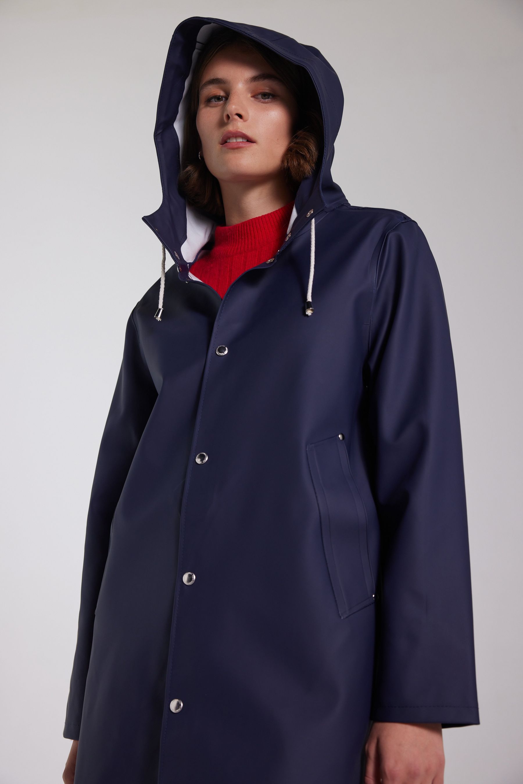 stutterheim stockholm raincoat navy men jackets raincoats