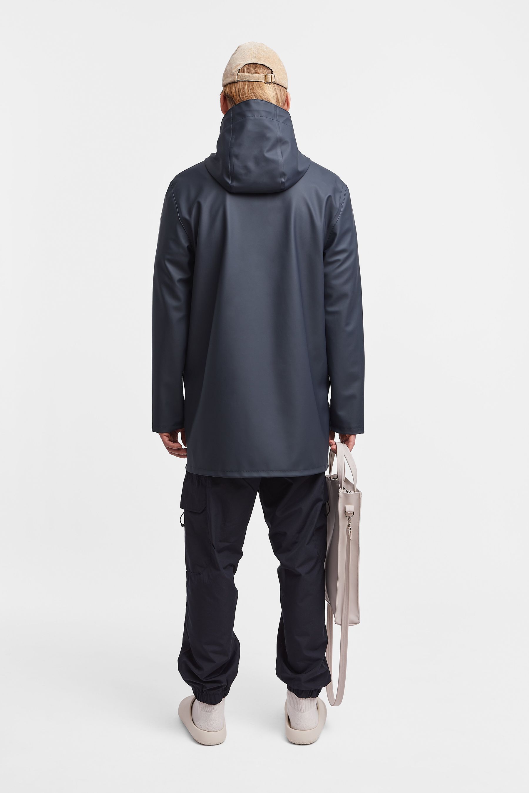 stutterheim stockholm raincoat navy men jackets raincoats