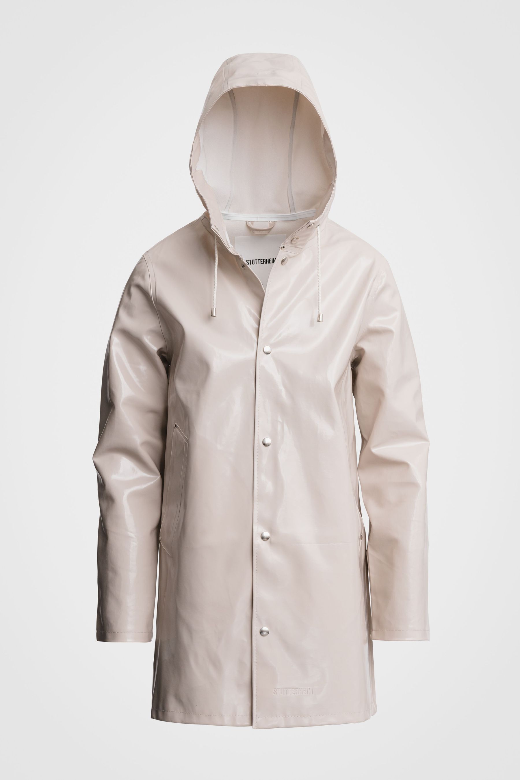 stutterheim stockholm opal raincoat light sand men jackets raincoats