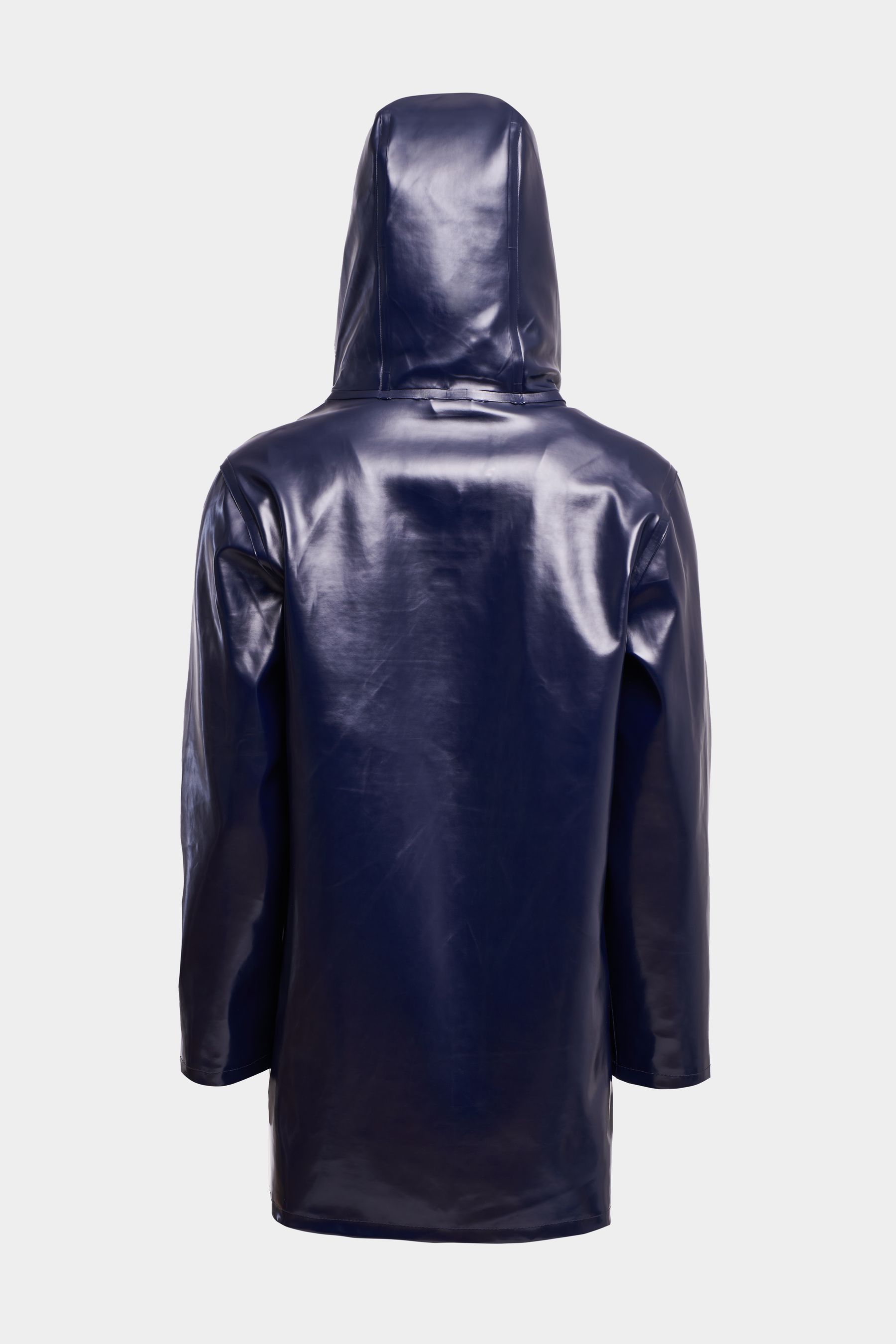 stutterheim stockholm opal raincoat navy men jackets raincoats