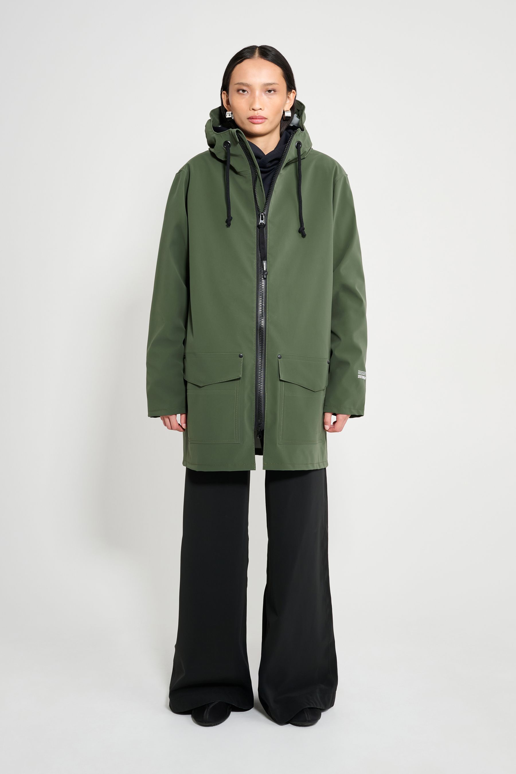stutterheim stockholm patch green women jackets