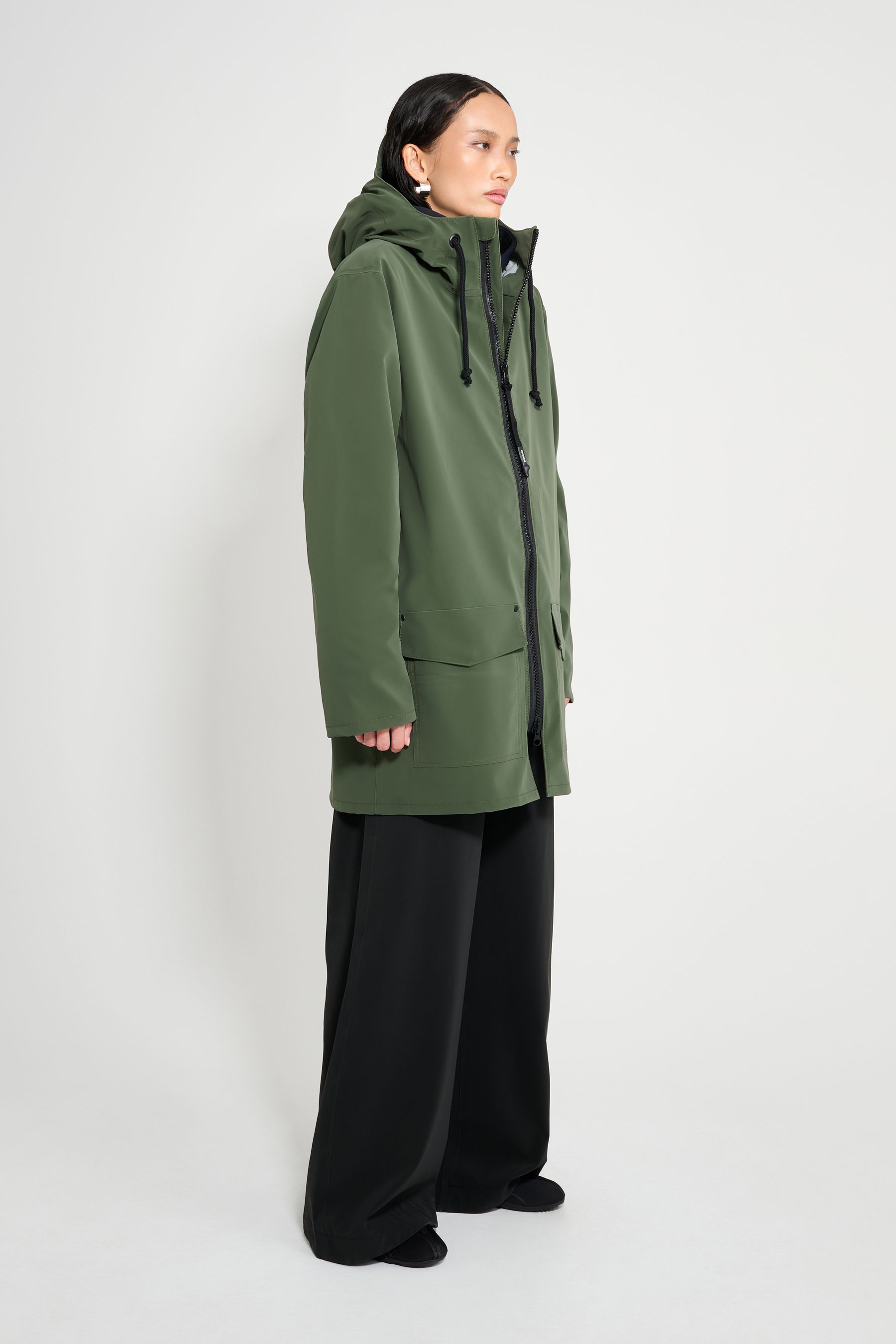 stutterheim stockholm patch green women jackets