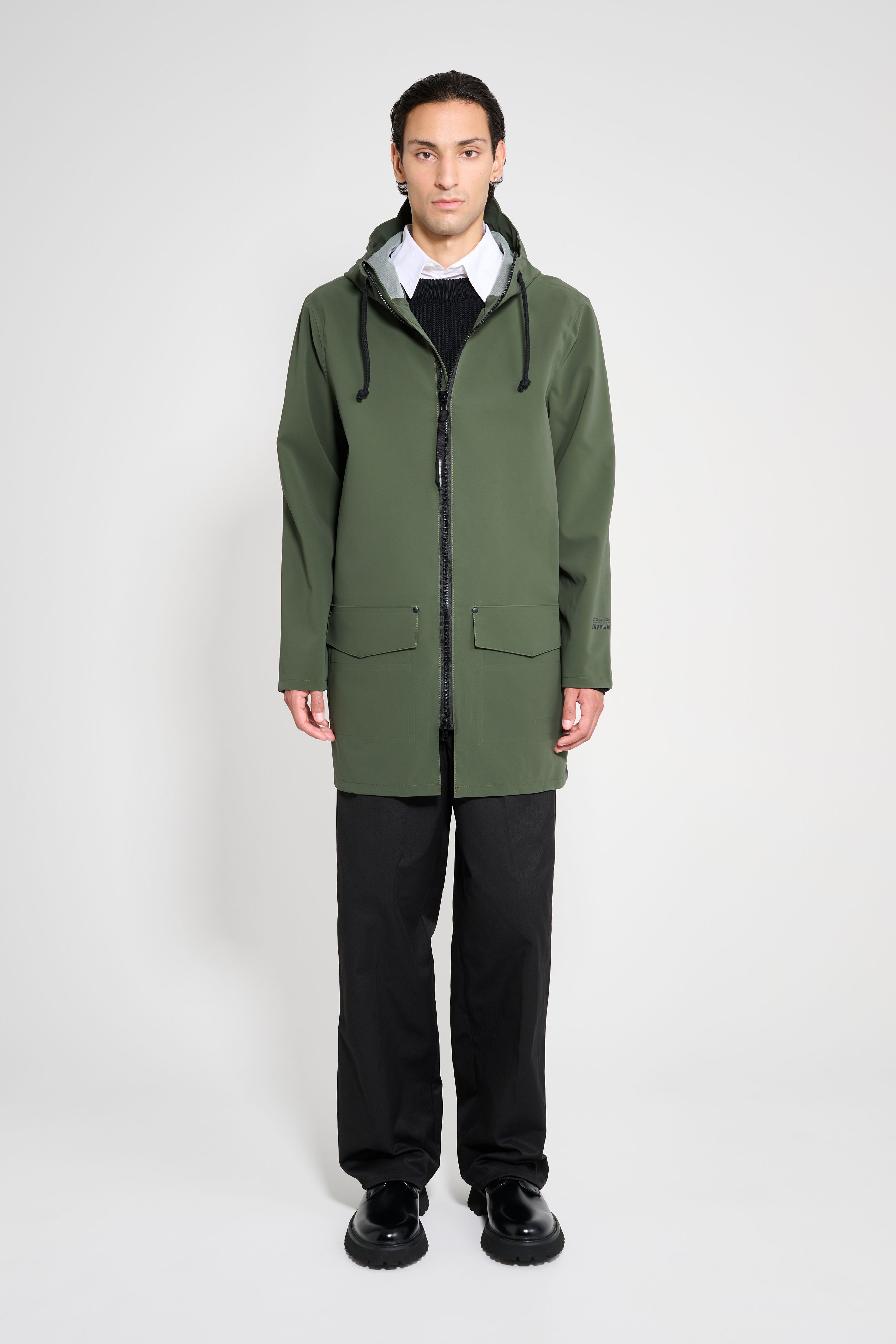 stutterheim stockholm patch green men jackets raincoats