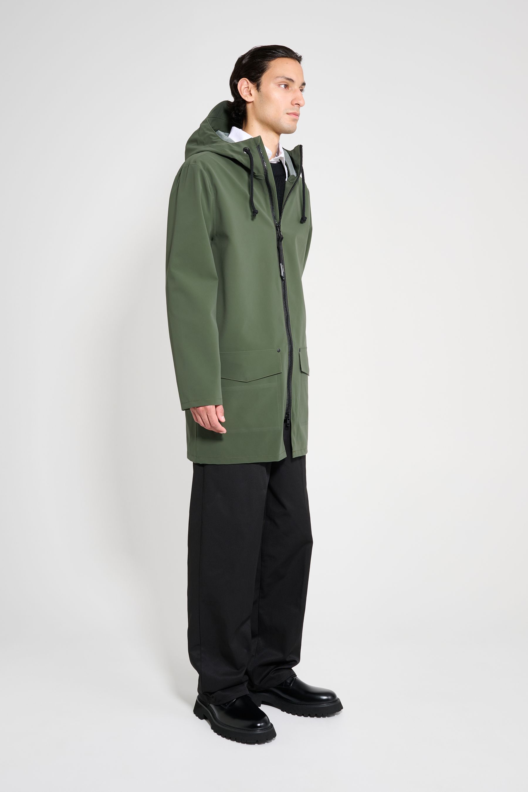 stutterheim stockholm patch green men jackets raincoats