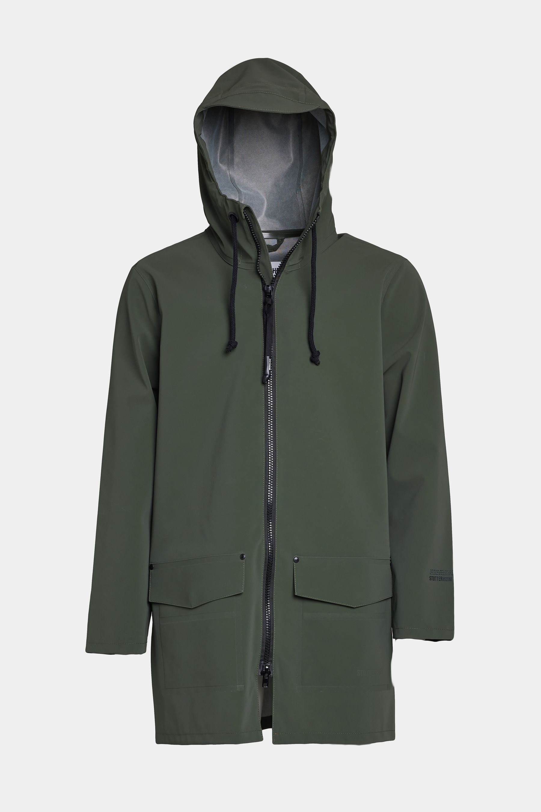 stutterheim stockholm patch green men jackets raincoats
