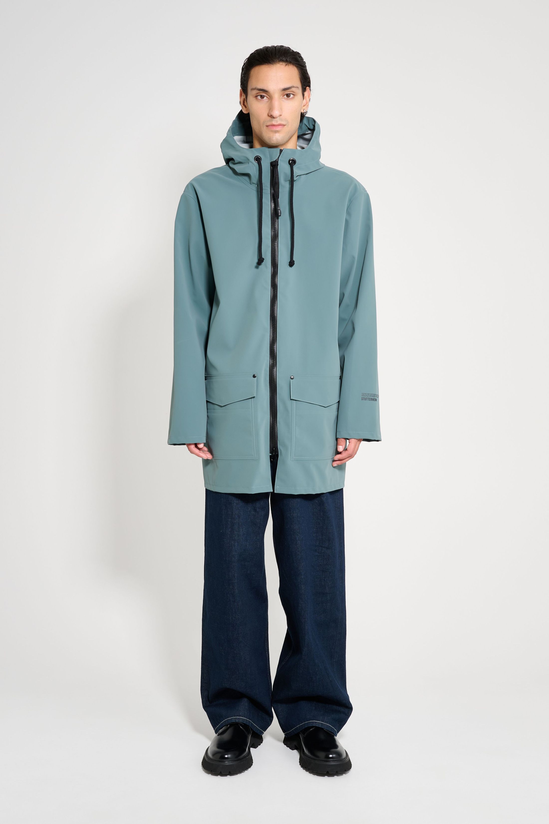 stutterheim stockholm patch moon rock men jackets raincoats