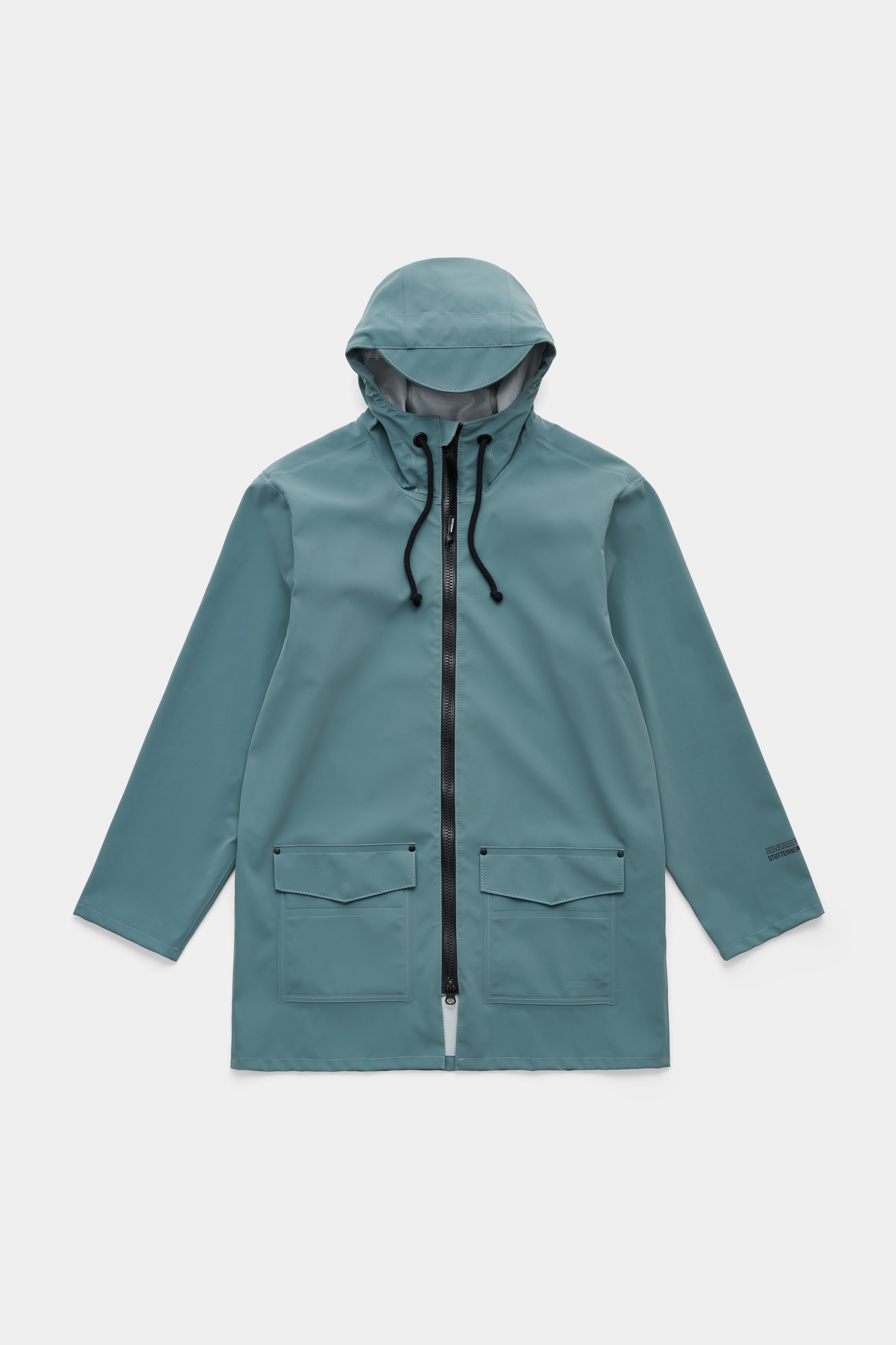 Stockholm Patch Raincoat Moon Rock | STUTTERHEIM US