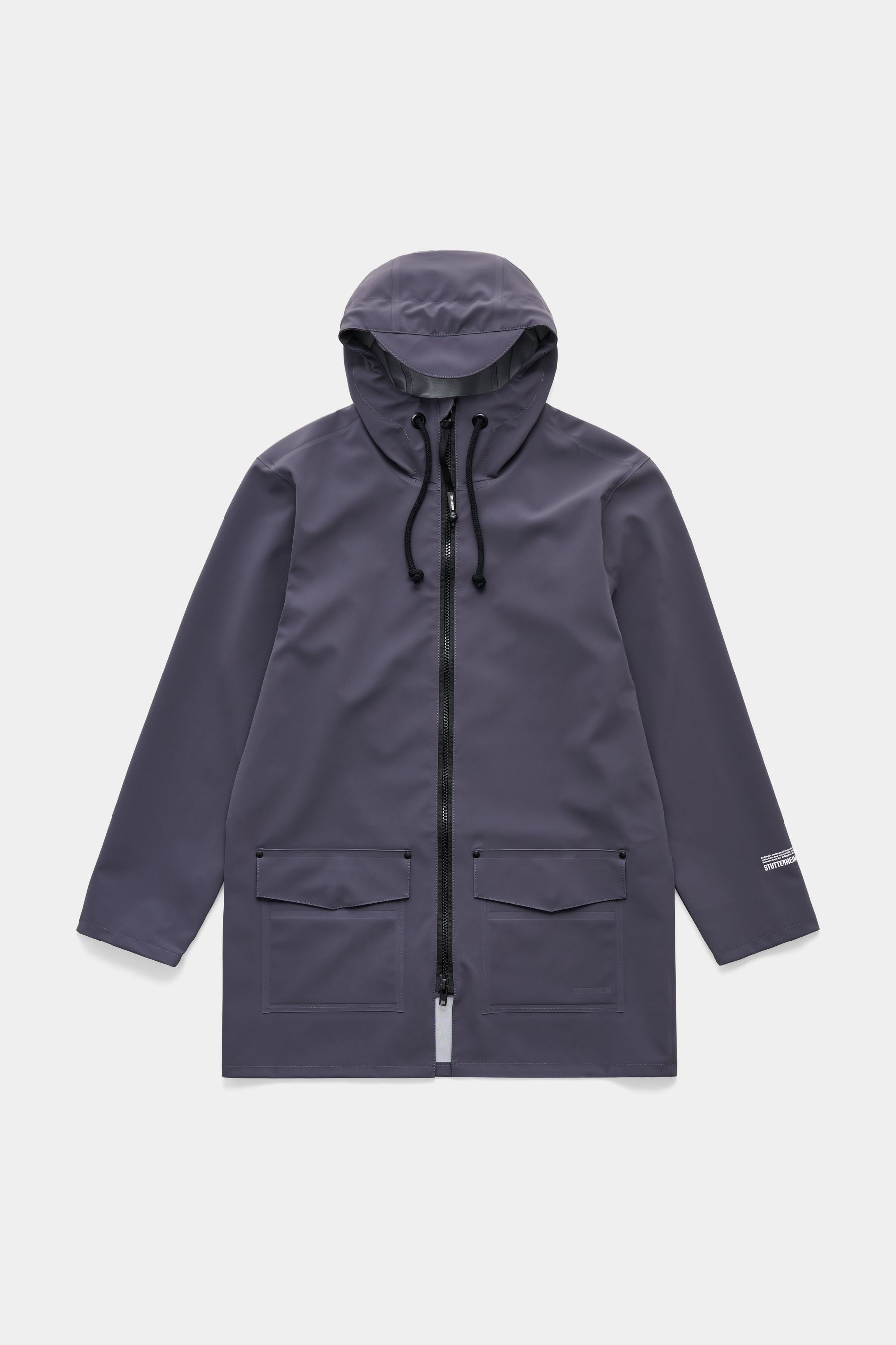 stutterheim stockholm patch mystic blue men jackets raincoats