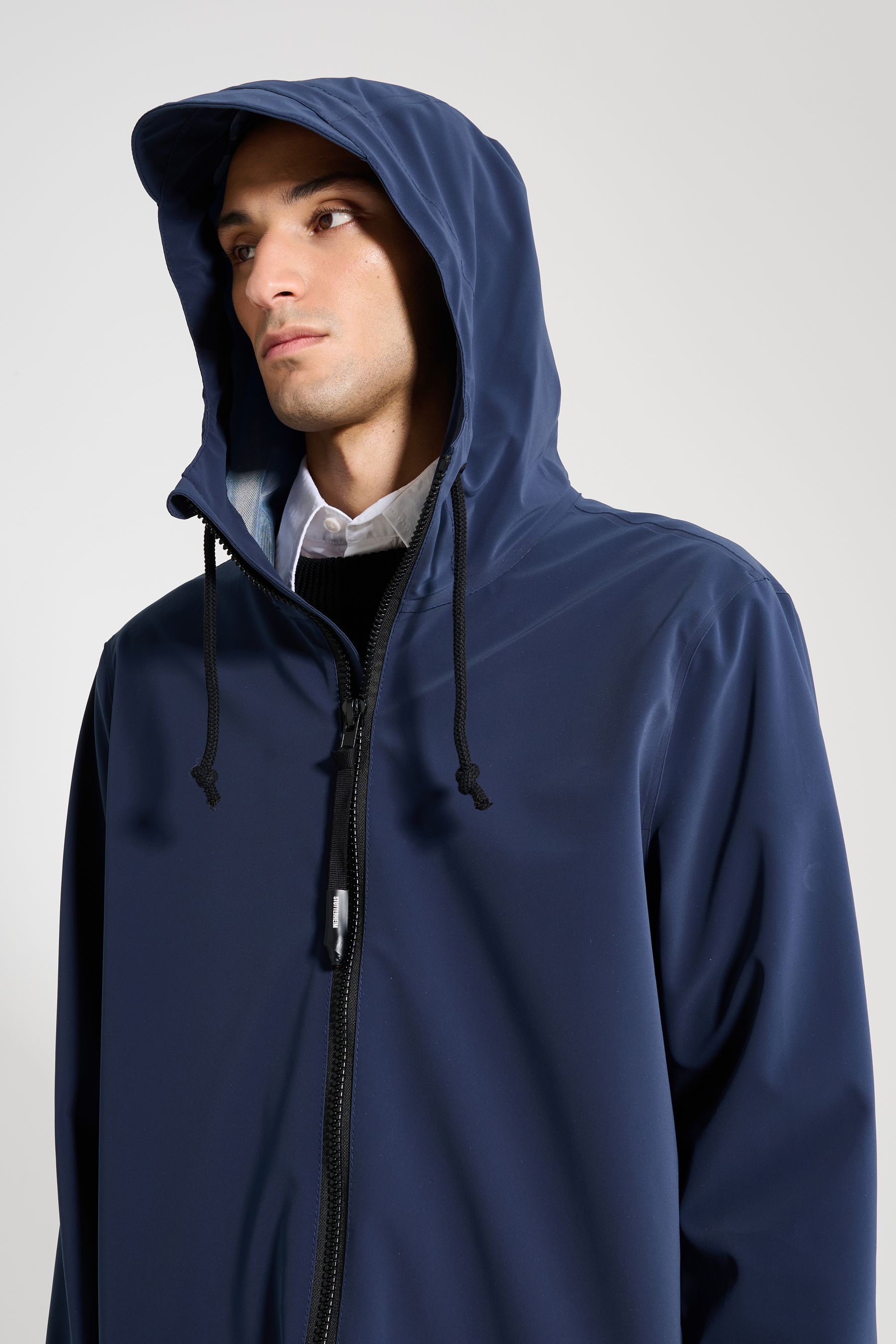 stutterheim stockholm patch navy men jackets raincoats