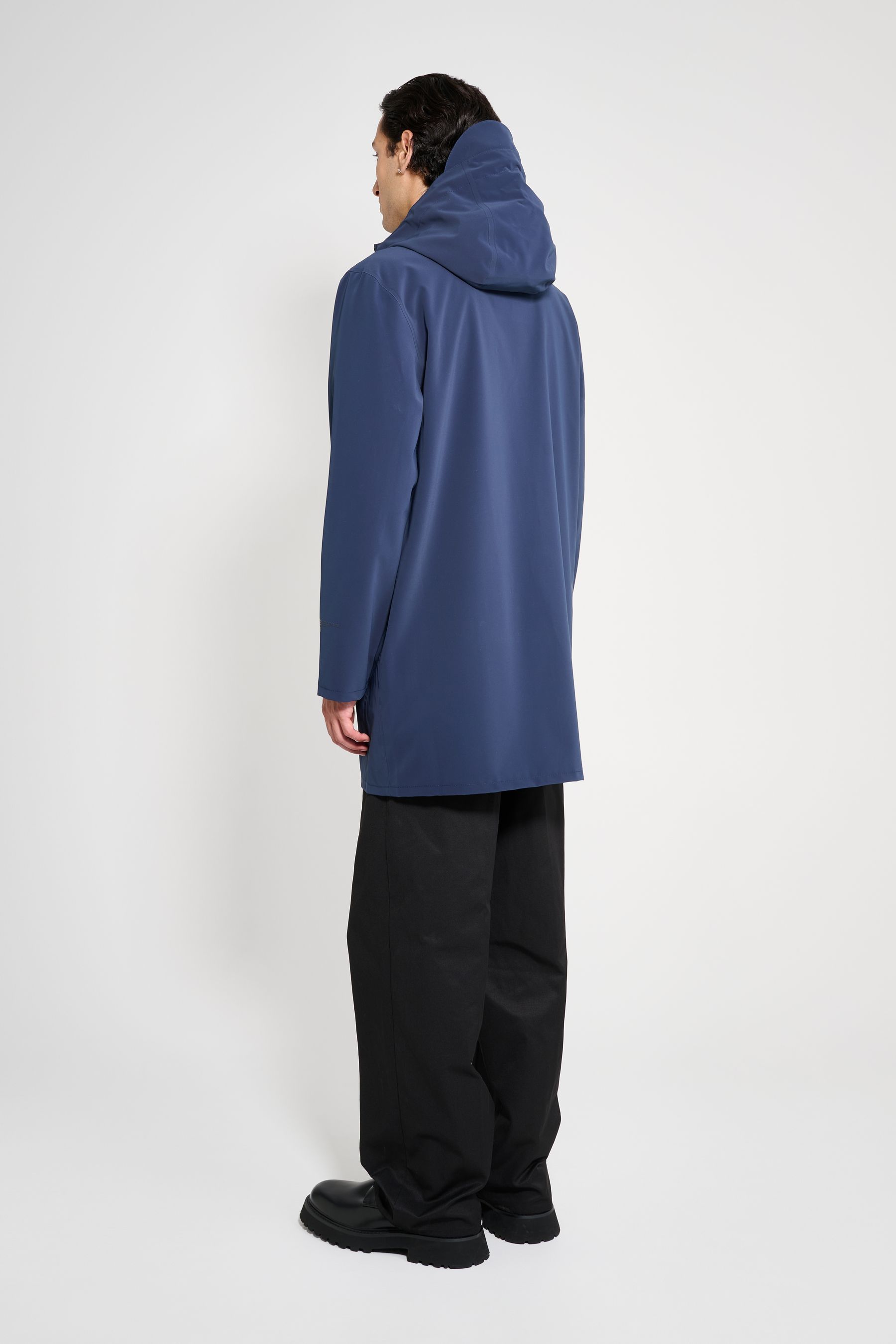 stutterheim stockholm patch navy men jackets raincoats