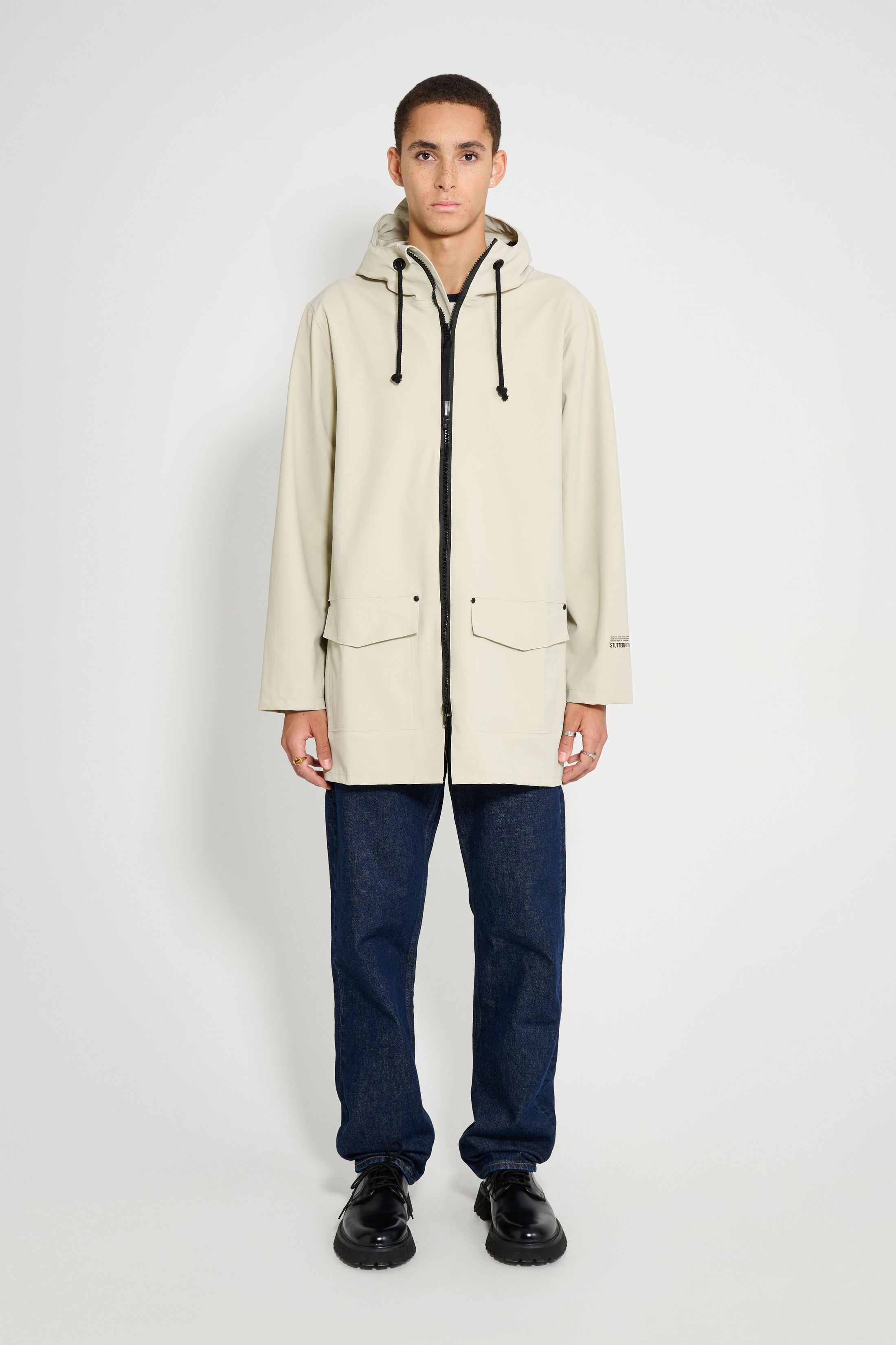 stutterheim stockholm patch pelican men jackets raincoats