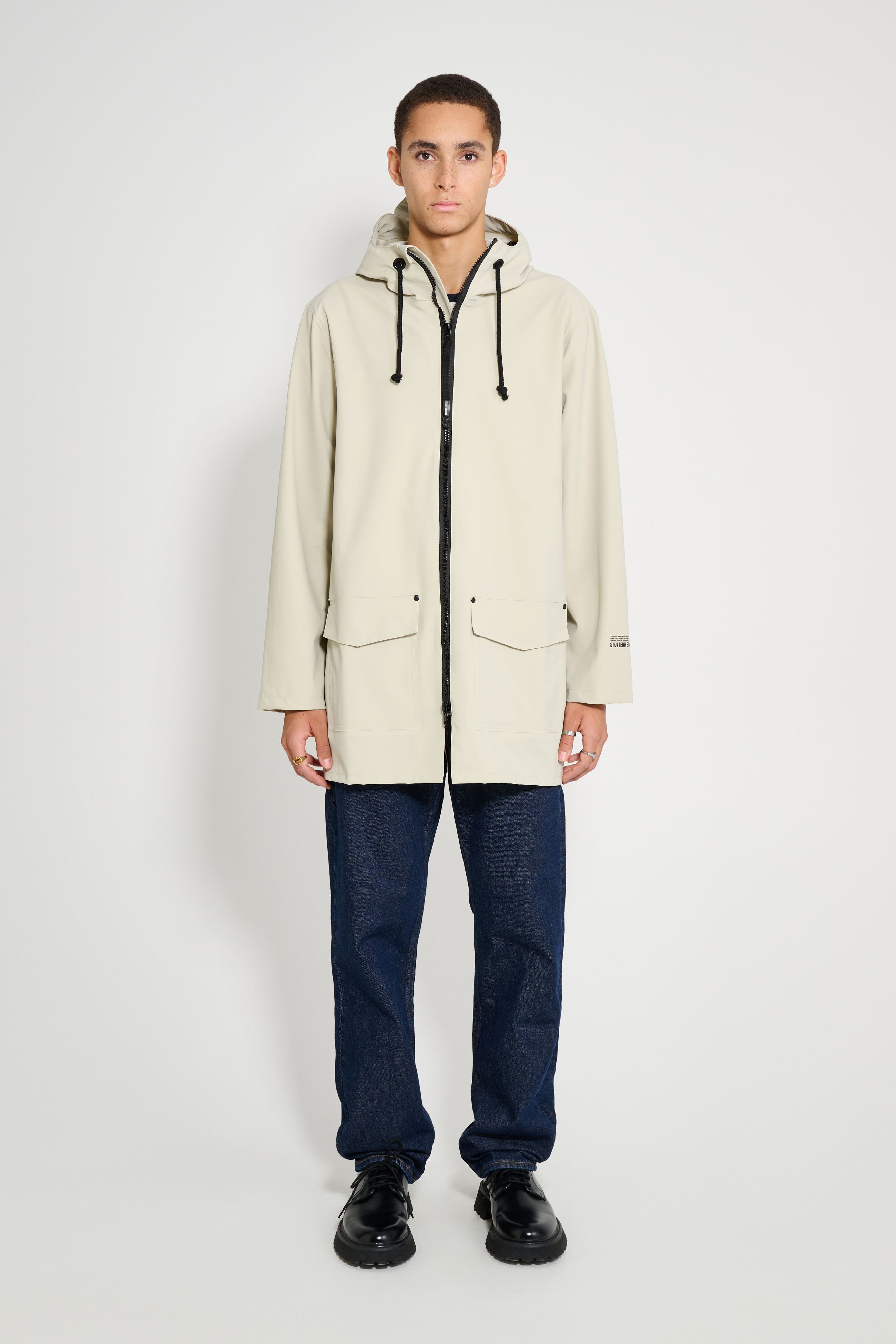 stutterheim stockholm patch pelican men jackets raincoats