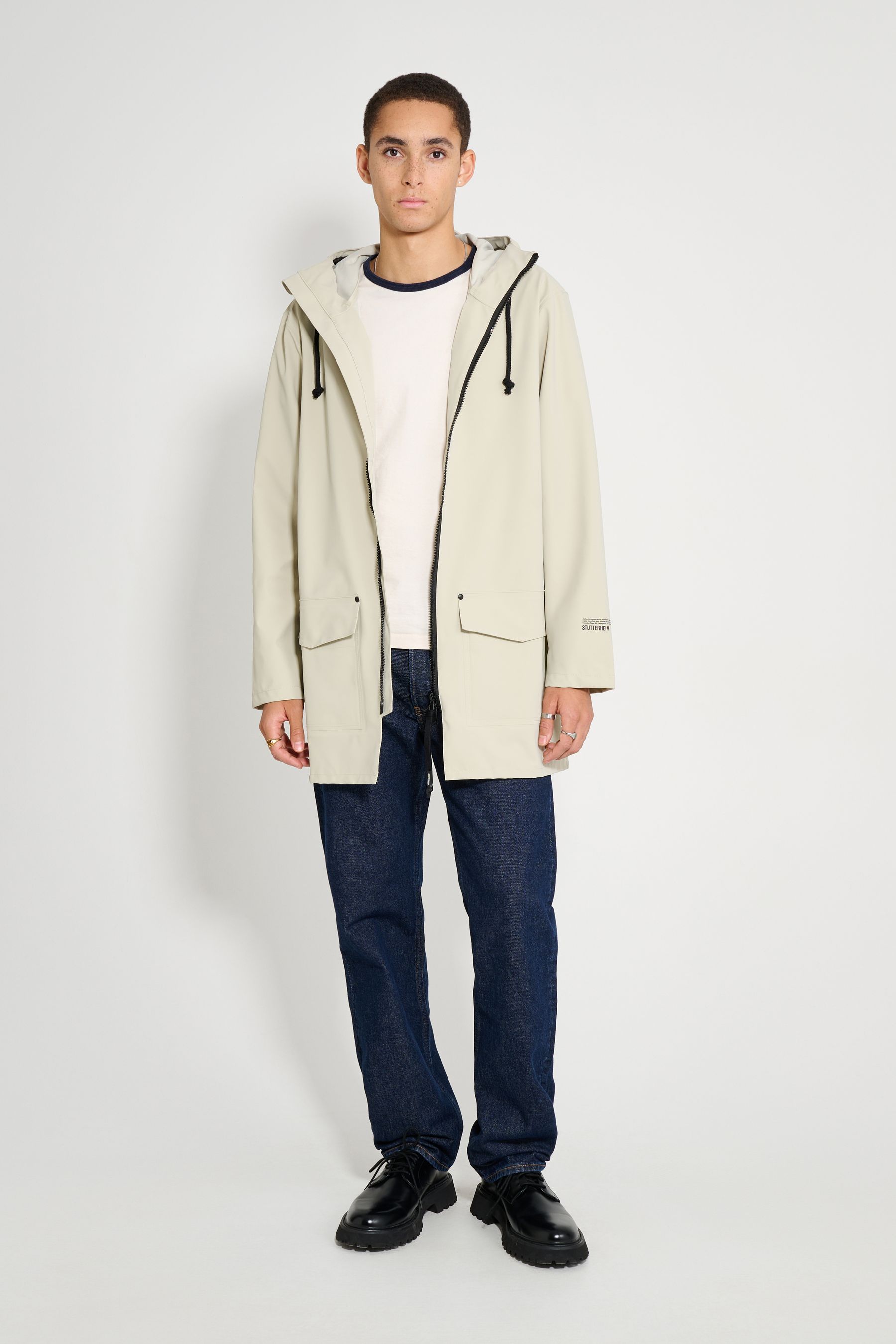 stutterheim stockholm patch pelican men jackets raincoats