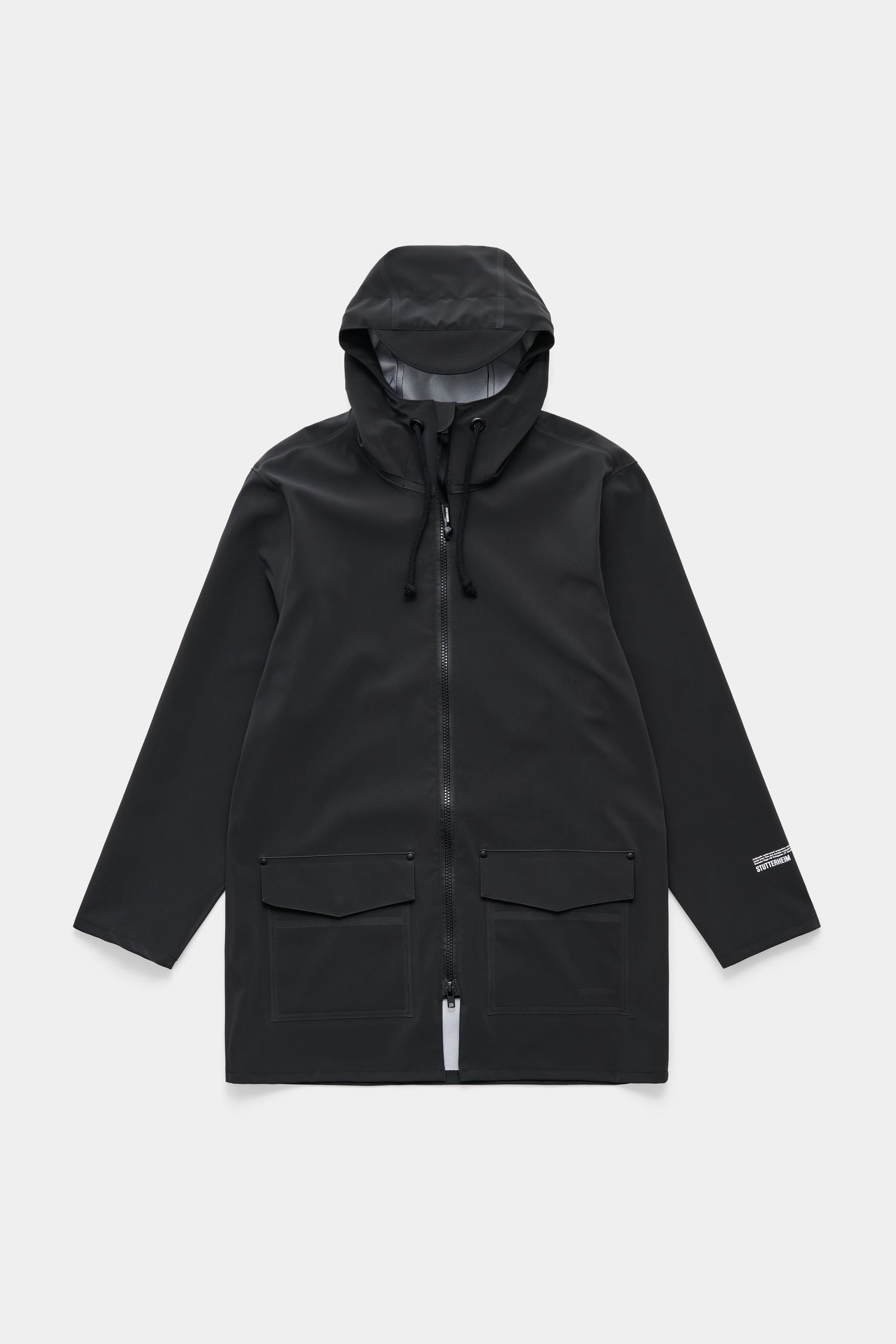 stutterheim stockholm patch black women jackets