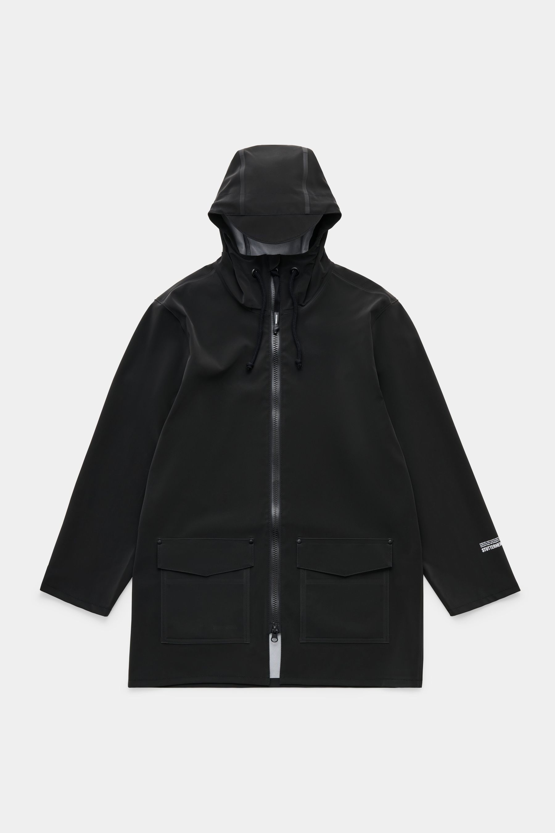 stutterheim stockholm patch black women jackets