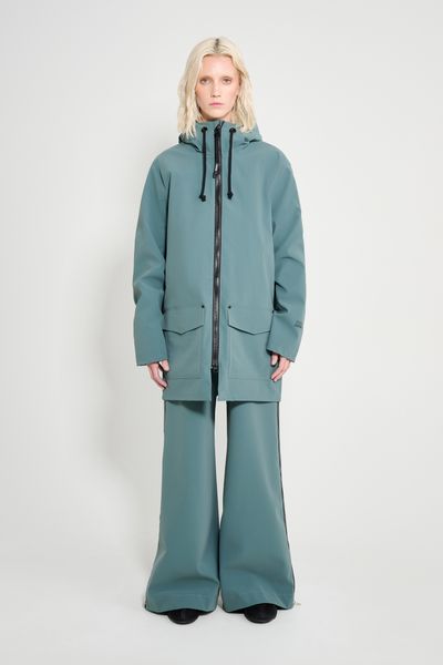 Stockholm Patch Raincoat Moon Rock | STUTTERHEIM US