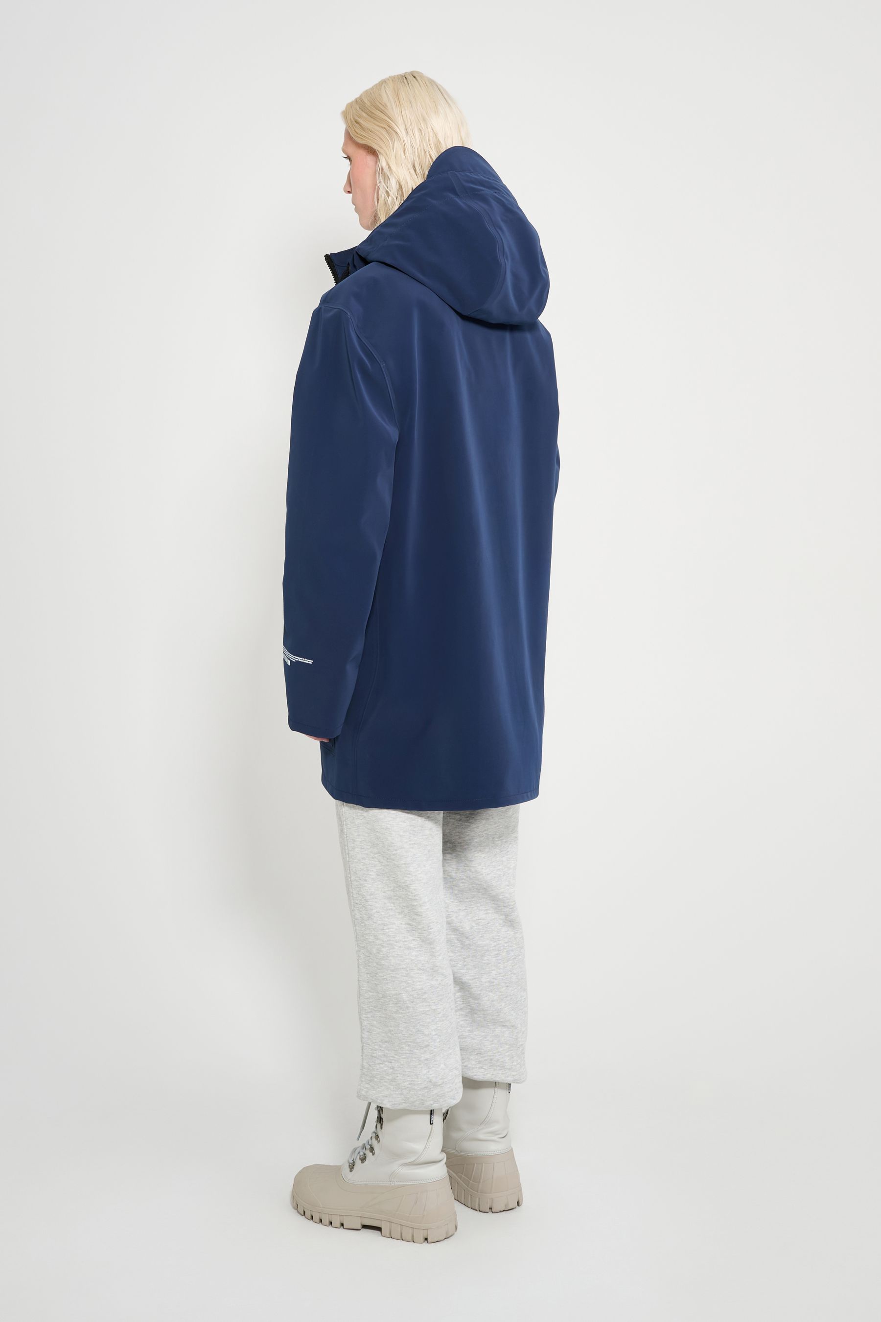 stutterheim stockholm patch navy women jackets raincoats