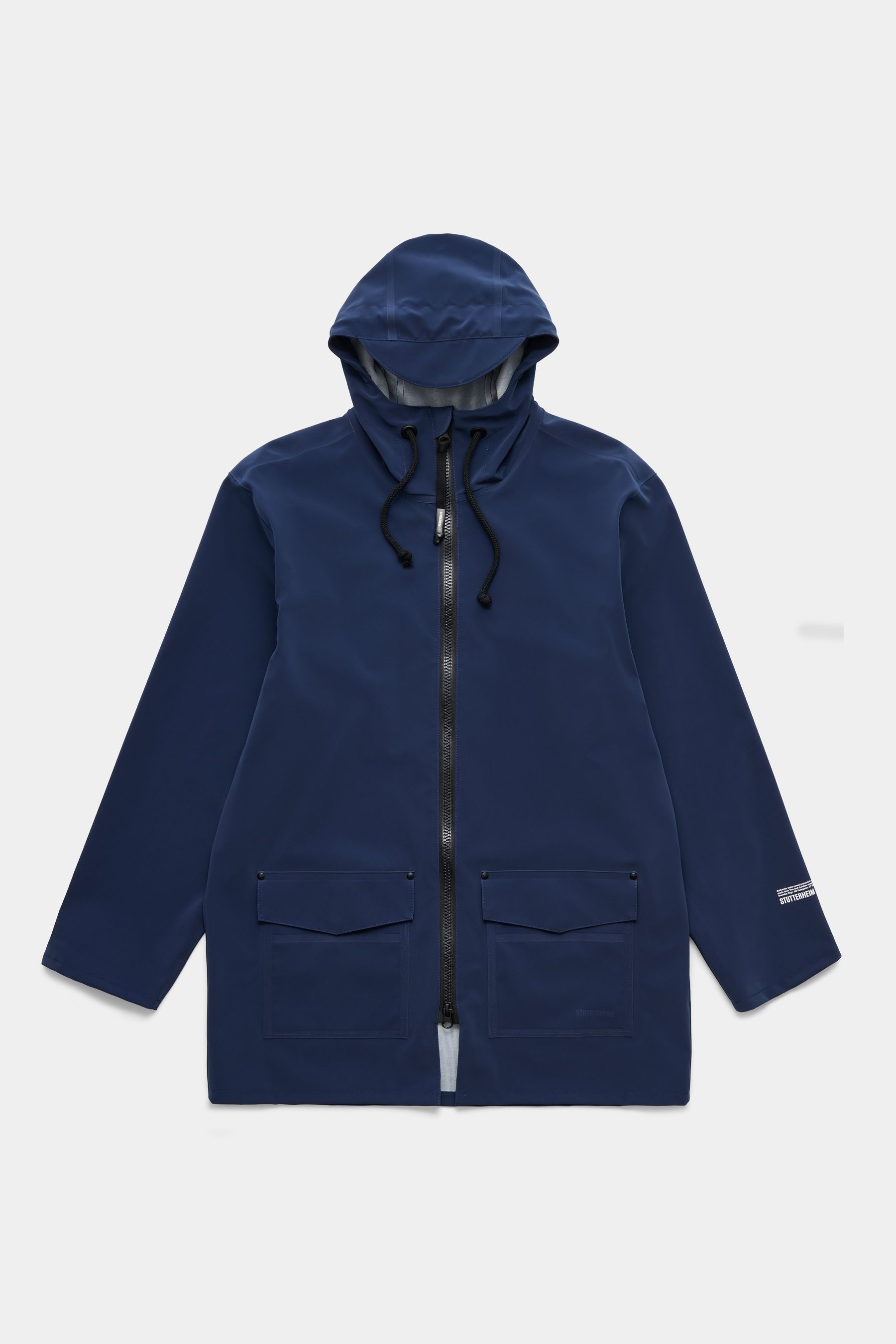 stutterheim stockholm patch navy women jackets raincoats