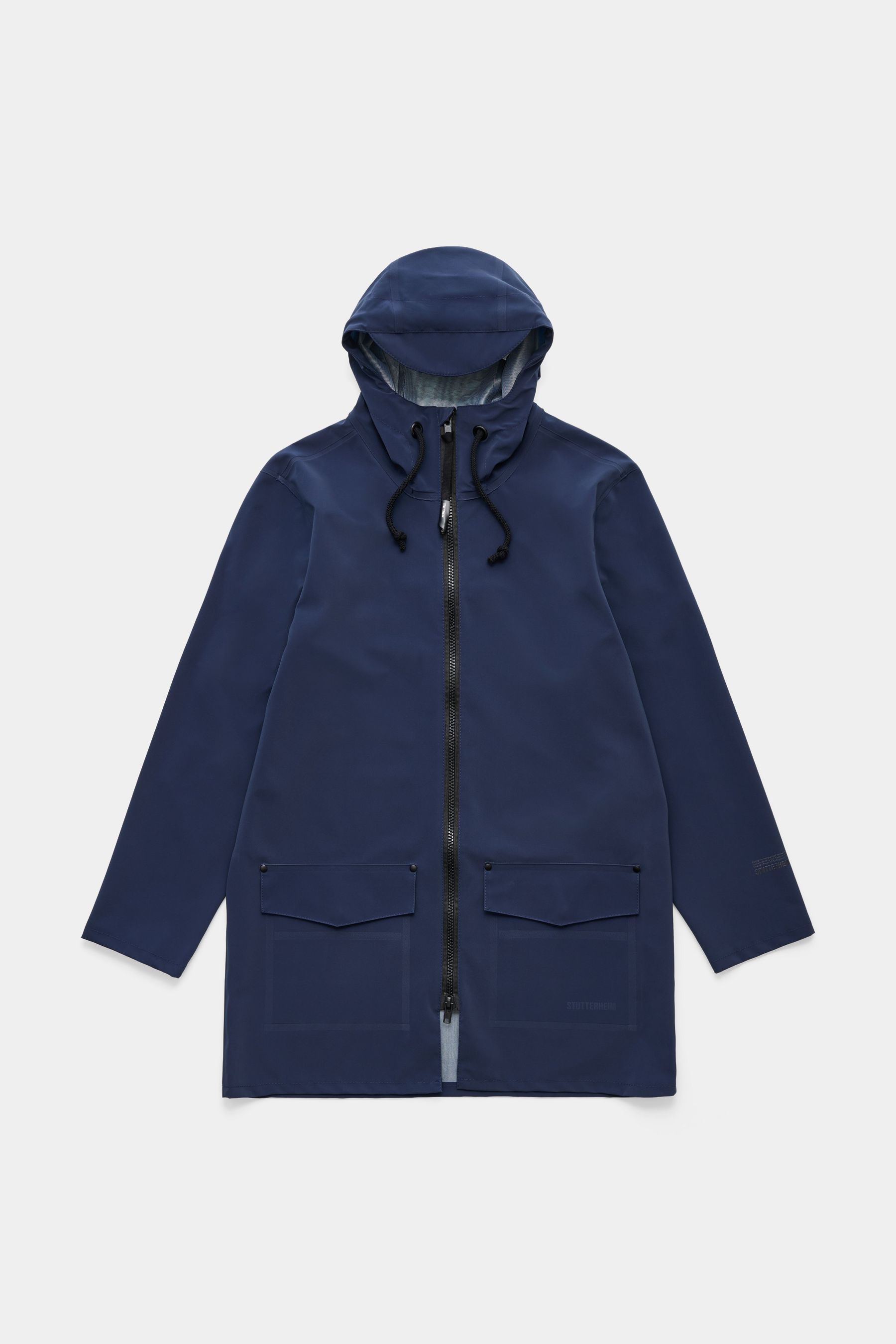 stutterheim stockholm patch navy women jackets raincoats
