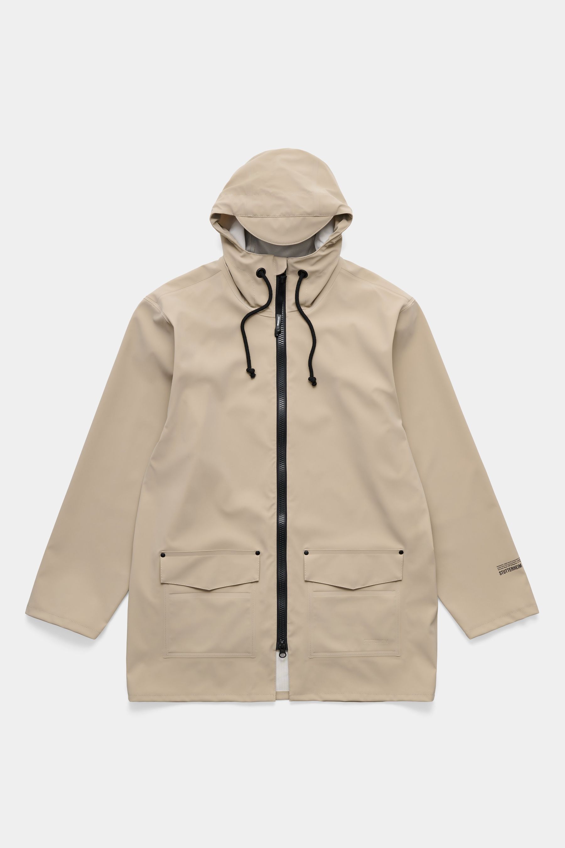stutterheim stockholm patch raincoat potato men jackets raincoats