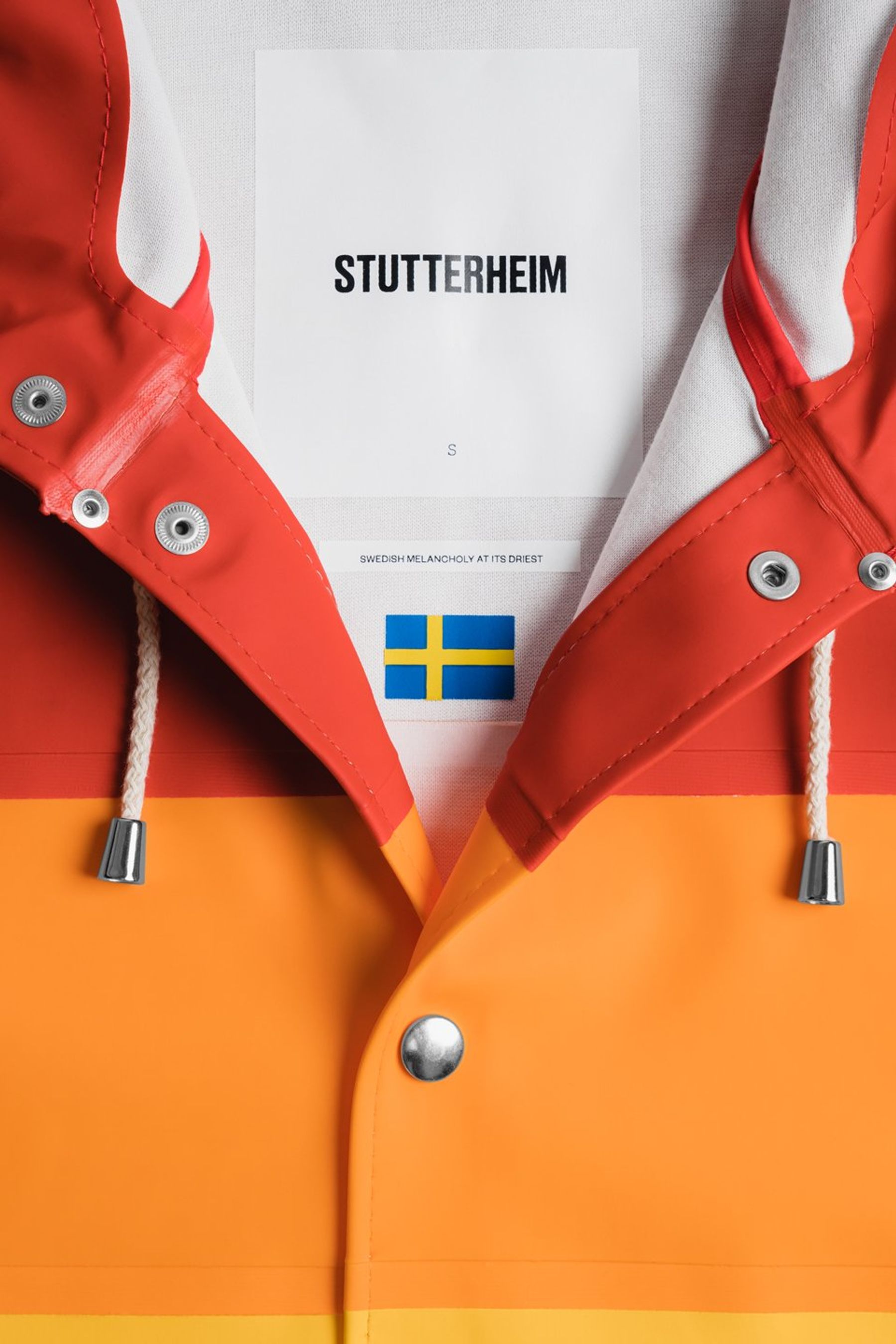 stutterheim stockholm raincoat rainbow men jackets raincoats