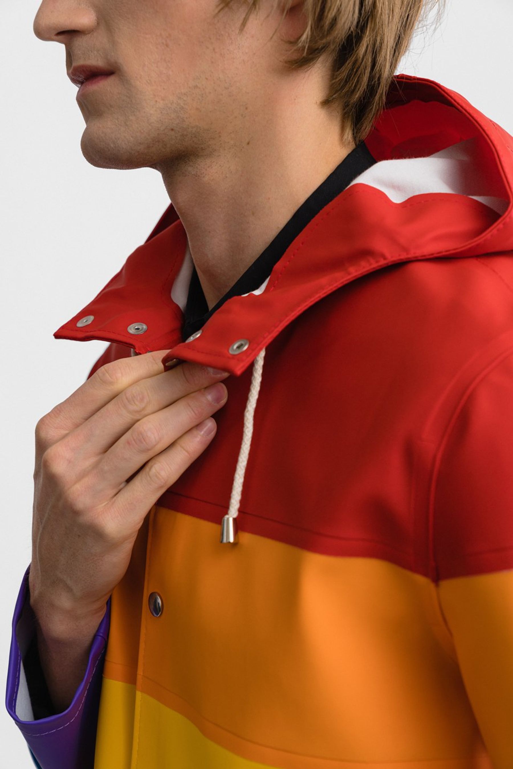 stutterheim stockholm raincoat rainbow men jackets raincoats