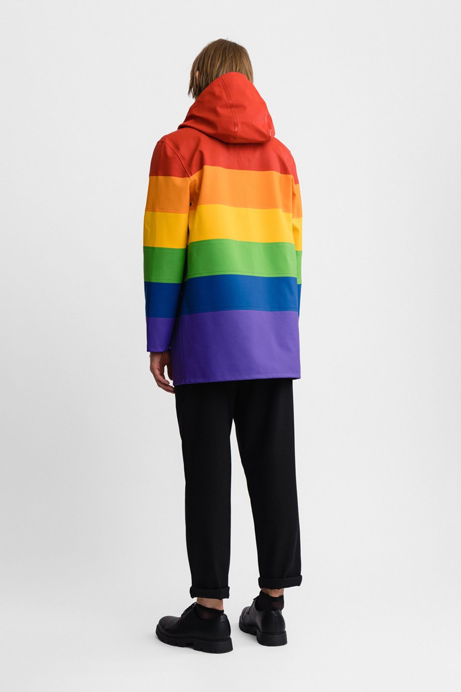 stutterheim stockholm raincoat rainbow men jackets raincoats