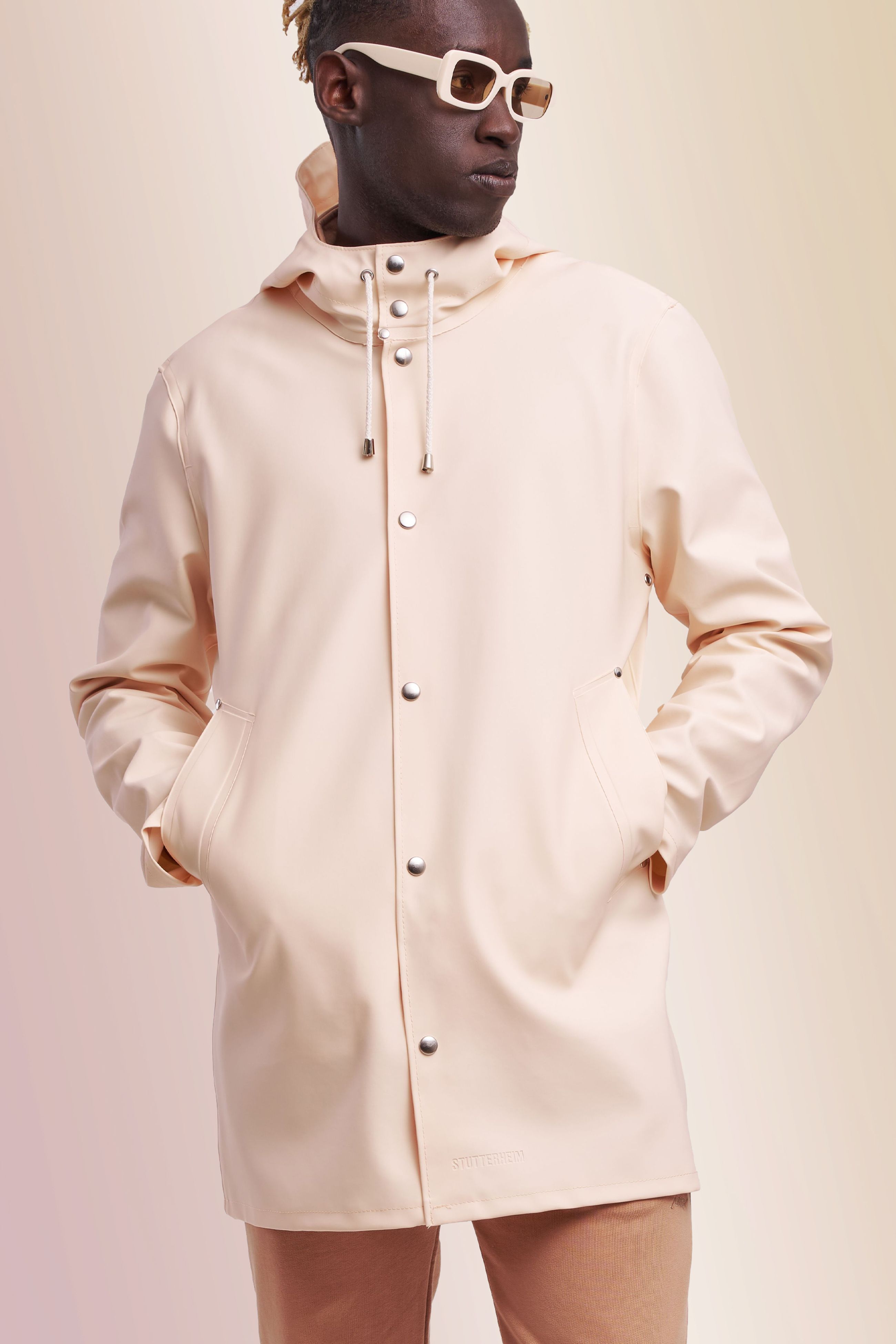 Stockholm Raincoat Peach STUTTERHEIM FR