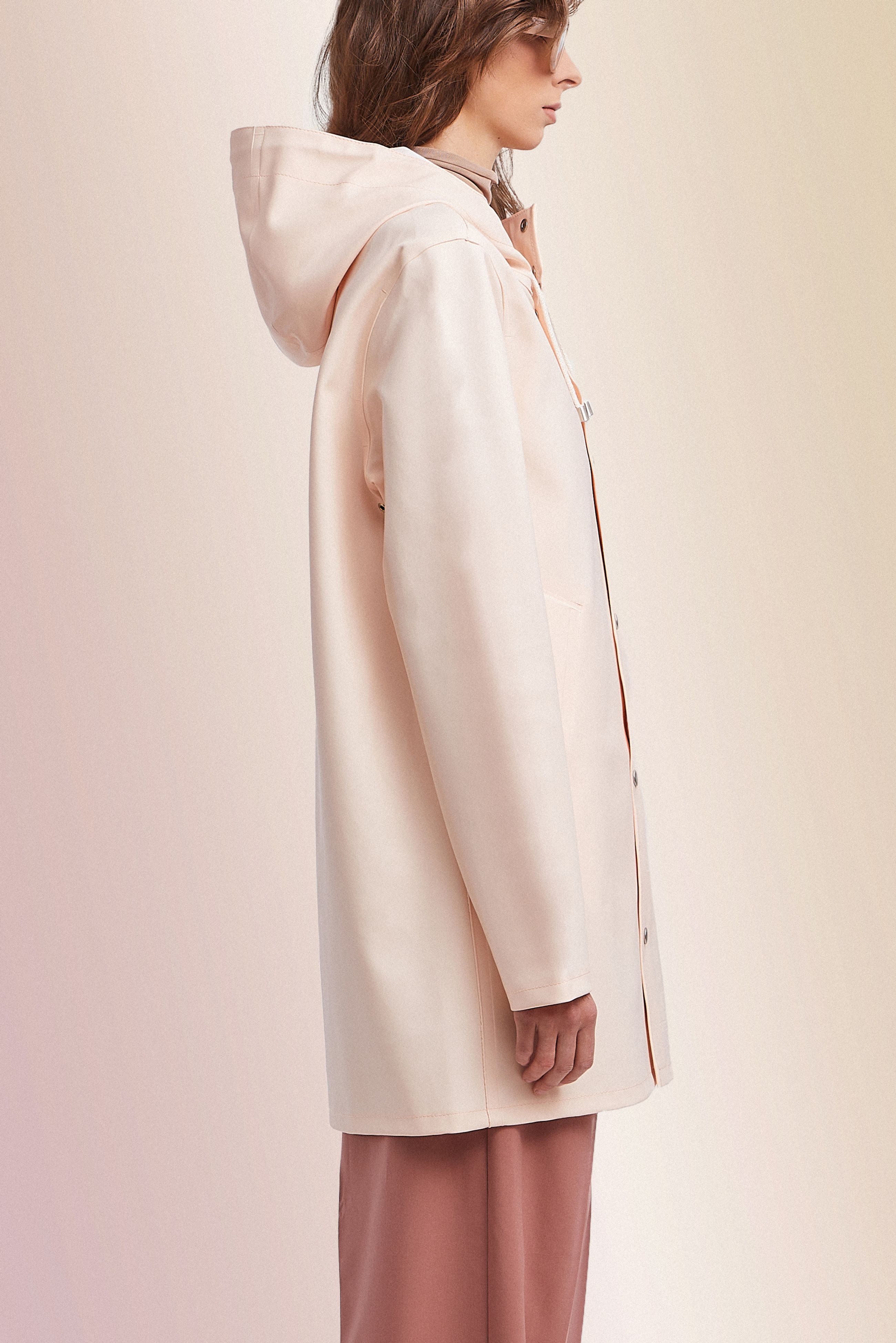 stutterheim stockholm raincoat peach women womens-autumn-pop-up-colours