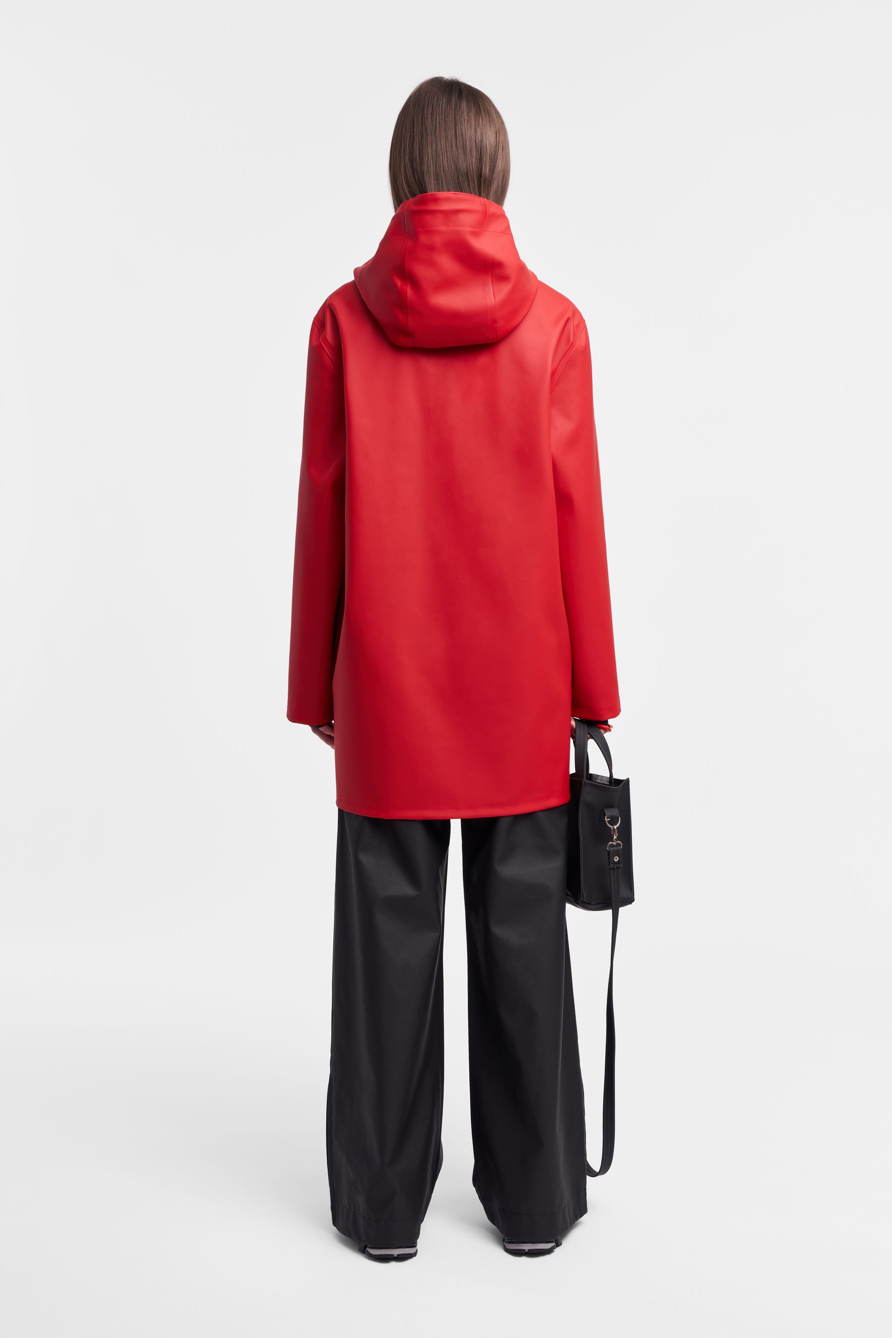 stutterheim stockholm raincoat red men jackets raincoats
