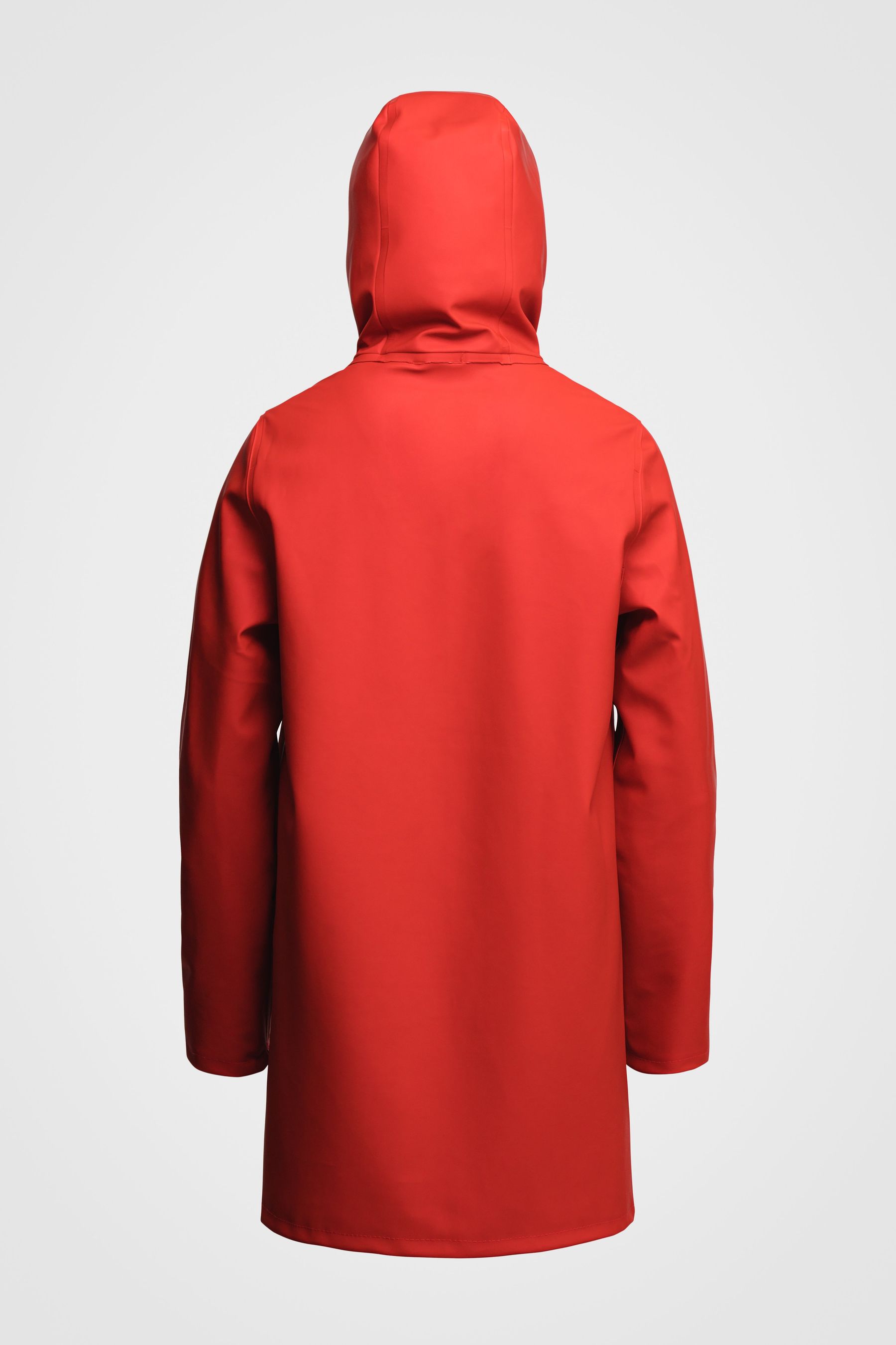 stutterheim stockholm raincoat red men jackets raincoats