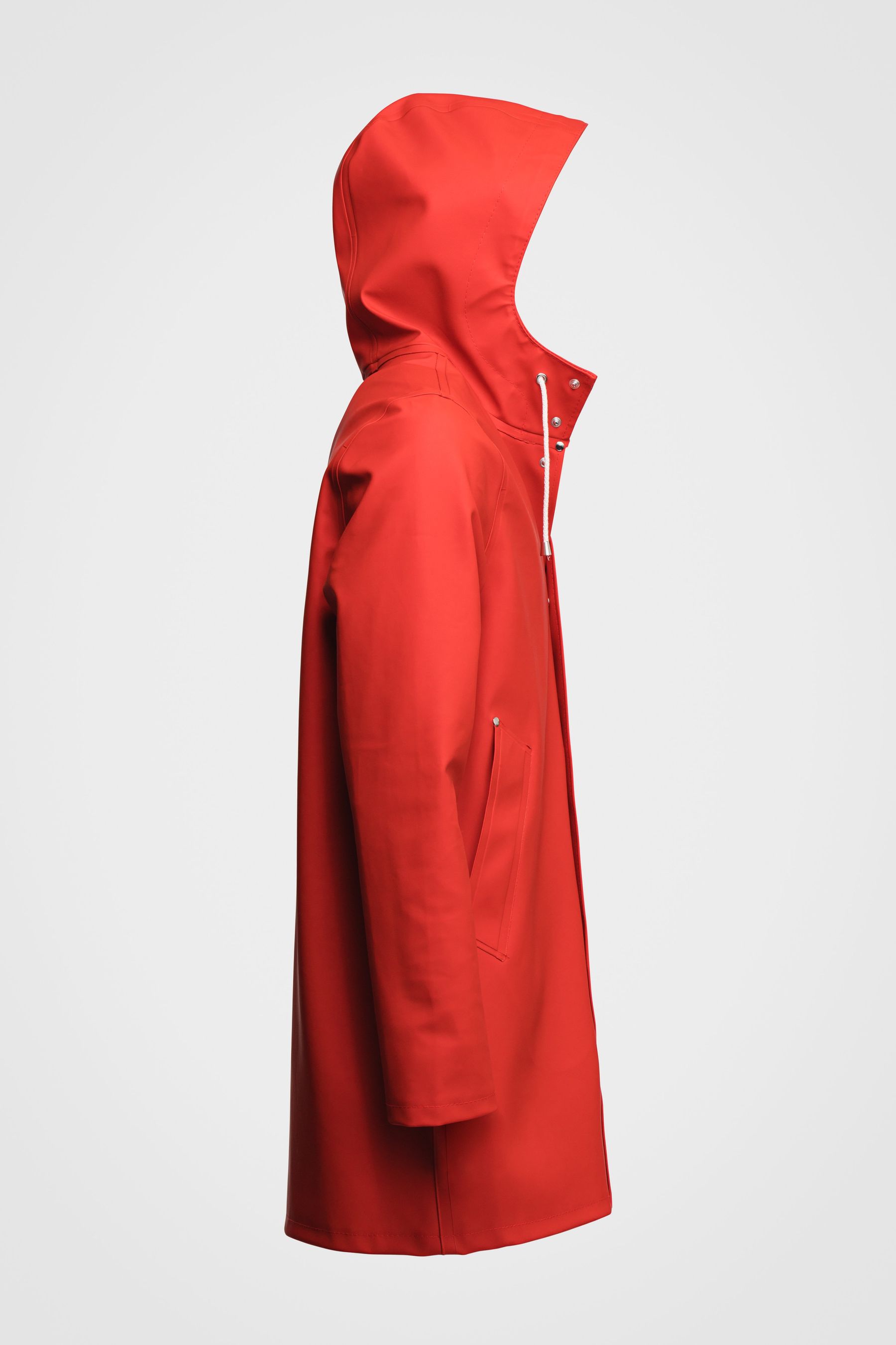 stutterheim stockholm raincoat red men jackets raincoats