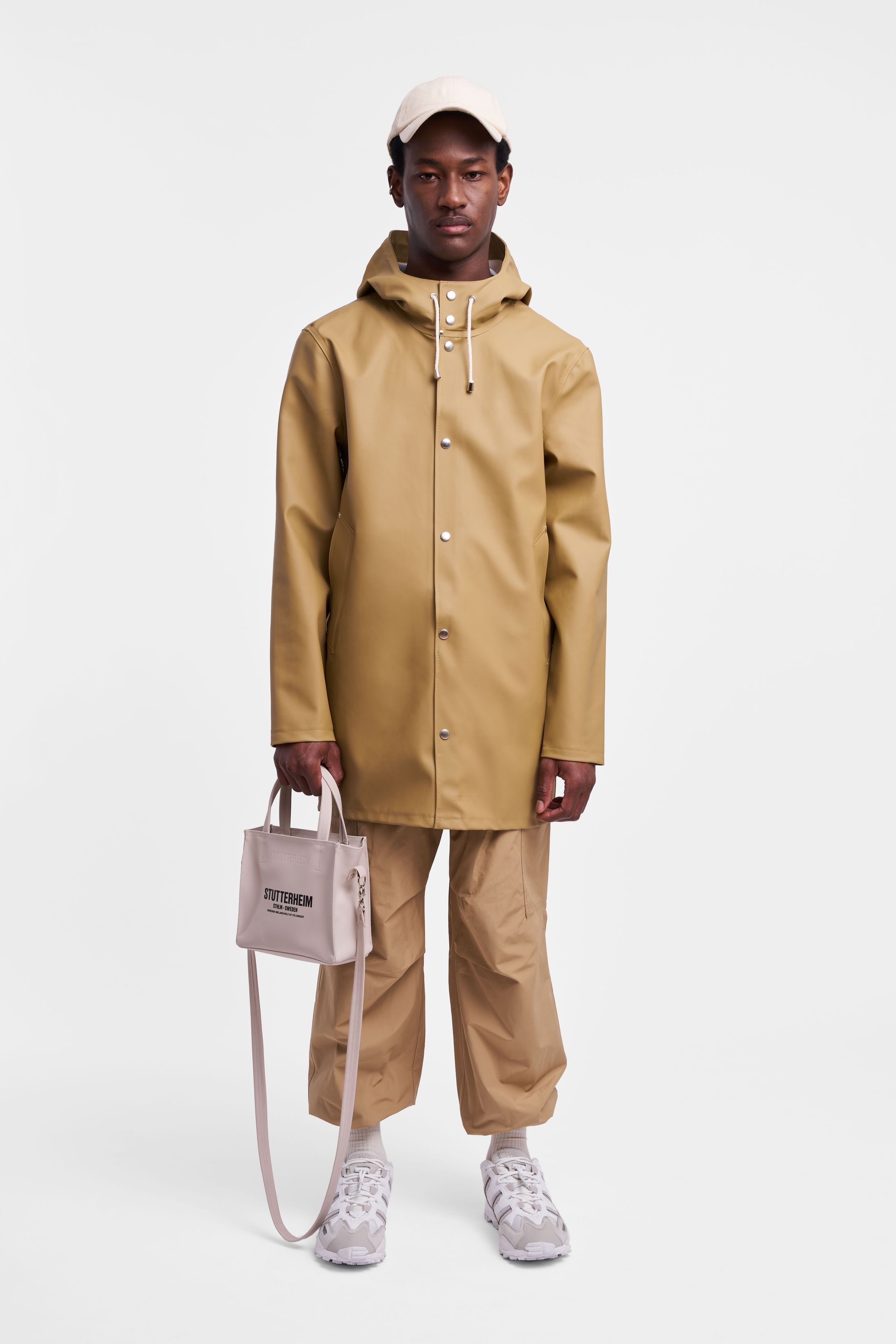 stutterheim stockholm raincoat sand men jackets raincoats