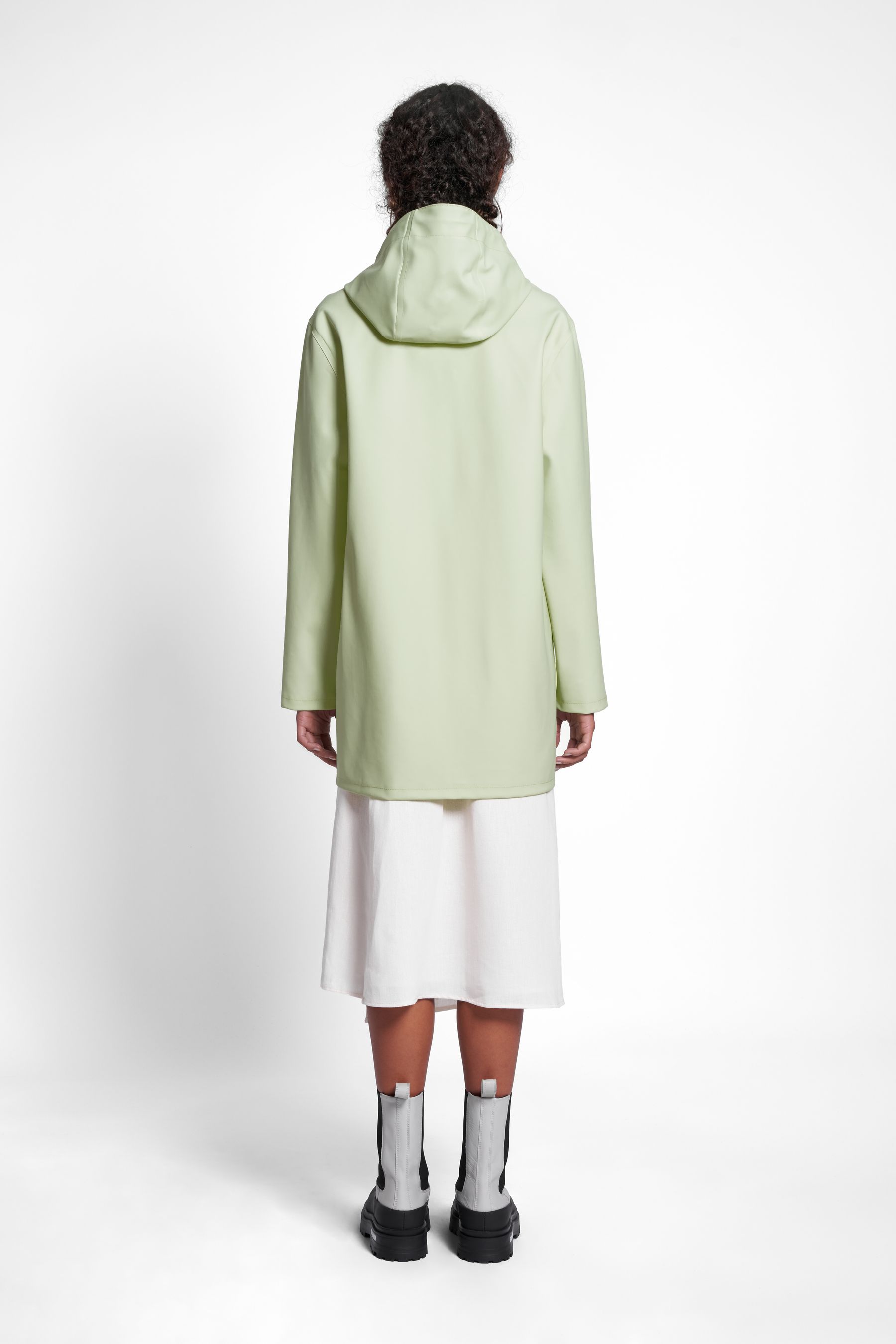 stutterheim stockholm raincoat seafoam green men jackets raincoats