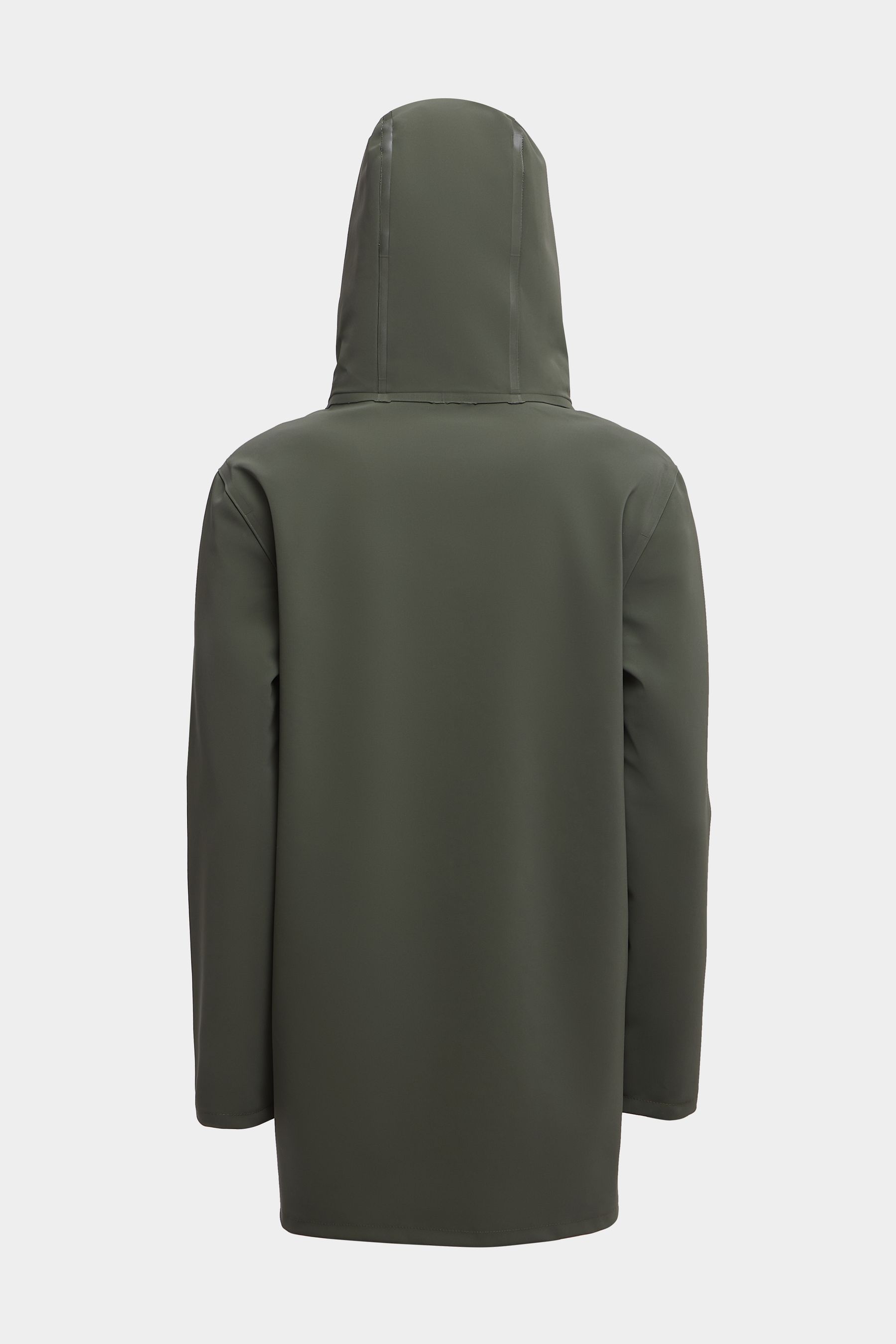 stutterheim stockholm matte raincoat dark green men mens-autumn-pop-up-colours