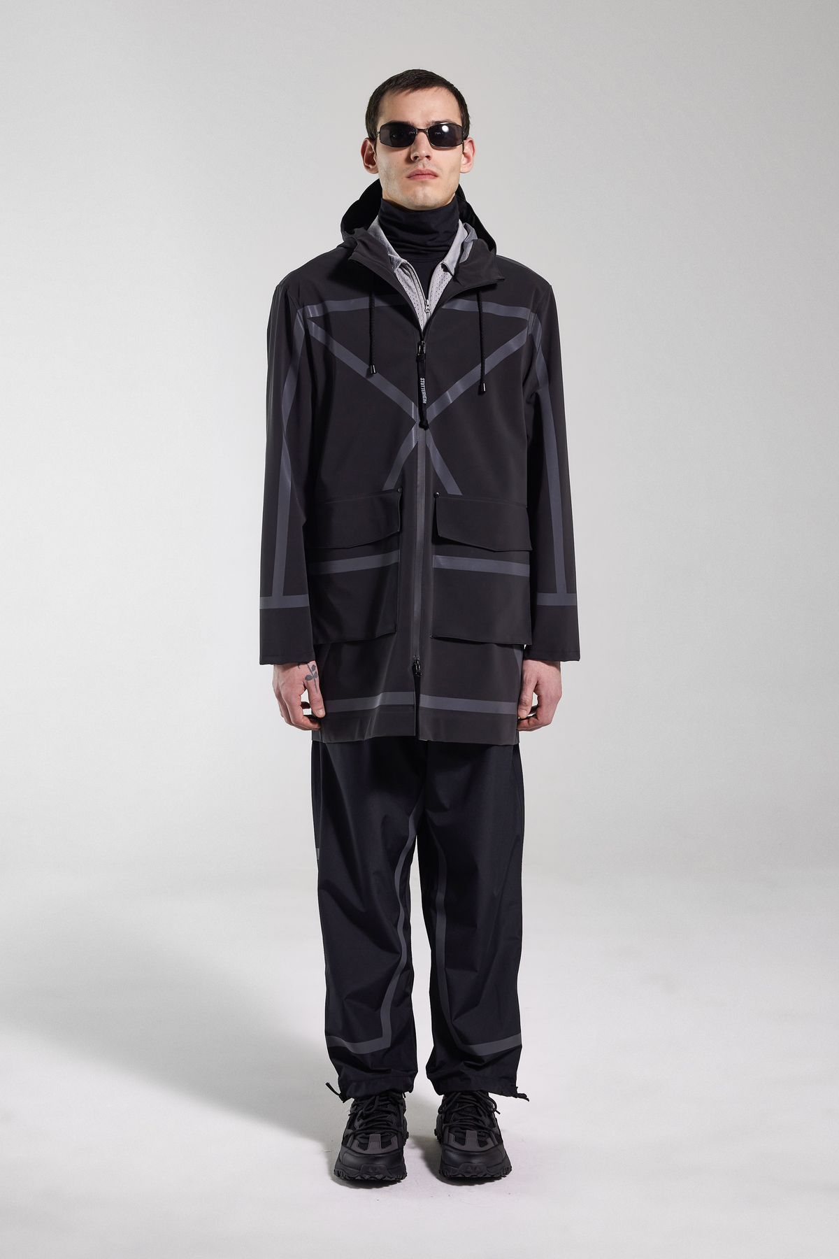 Stutterheim Stockholm Tape Matte Raincoat