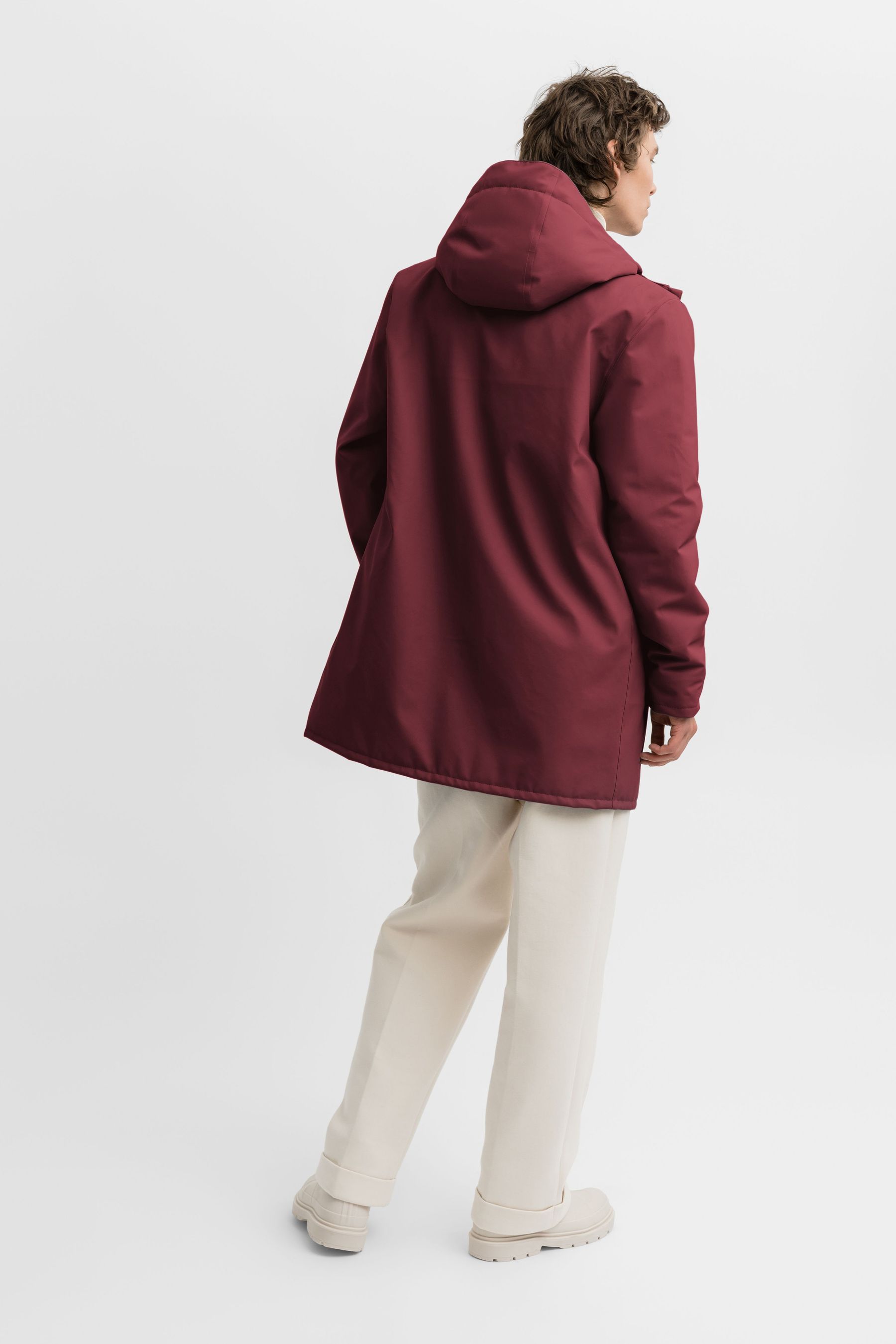 stutterheim stockholm winter jacket burgundy men jackets winter-jackets