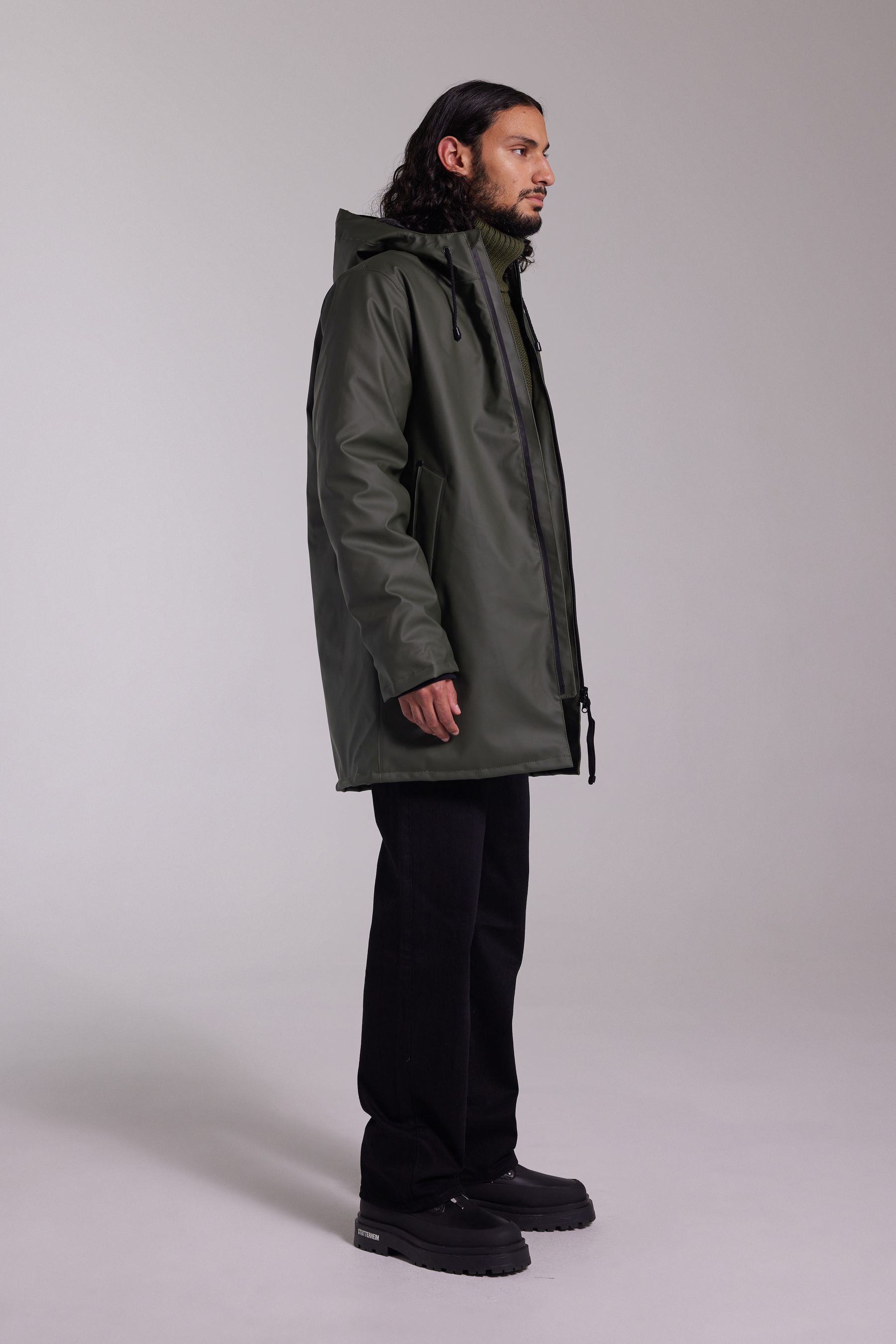 stutterheim stockholm winter jacket green men jackets winter-jackets