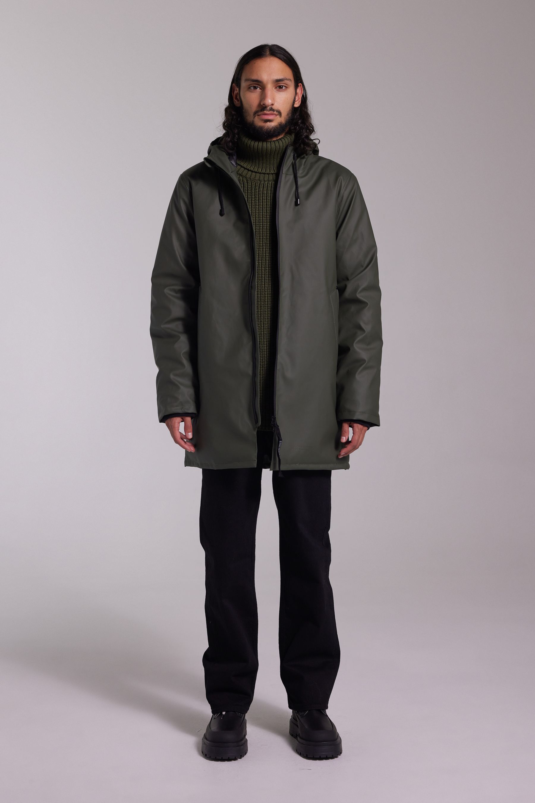 stutterheim stockholm winter jacket green men jackets winter-jackets