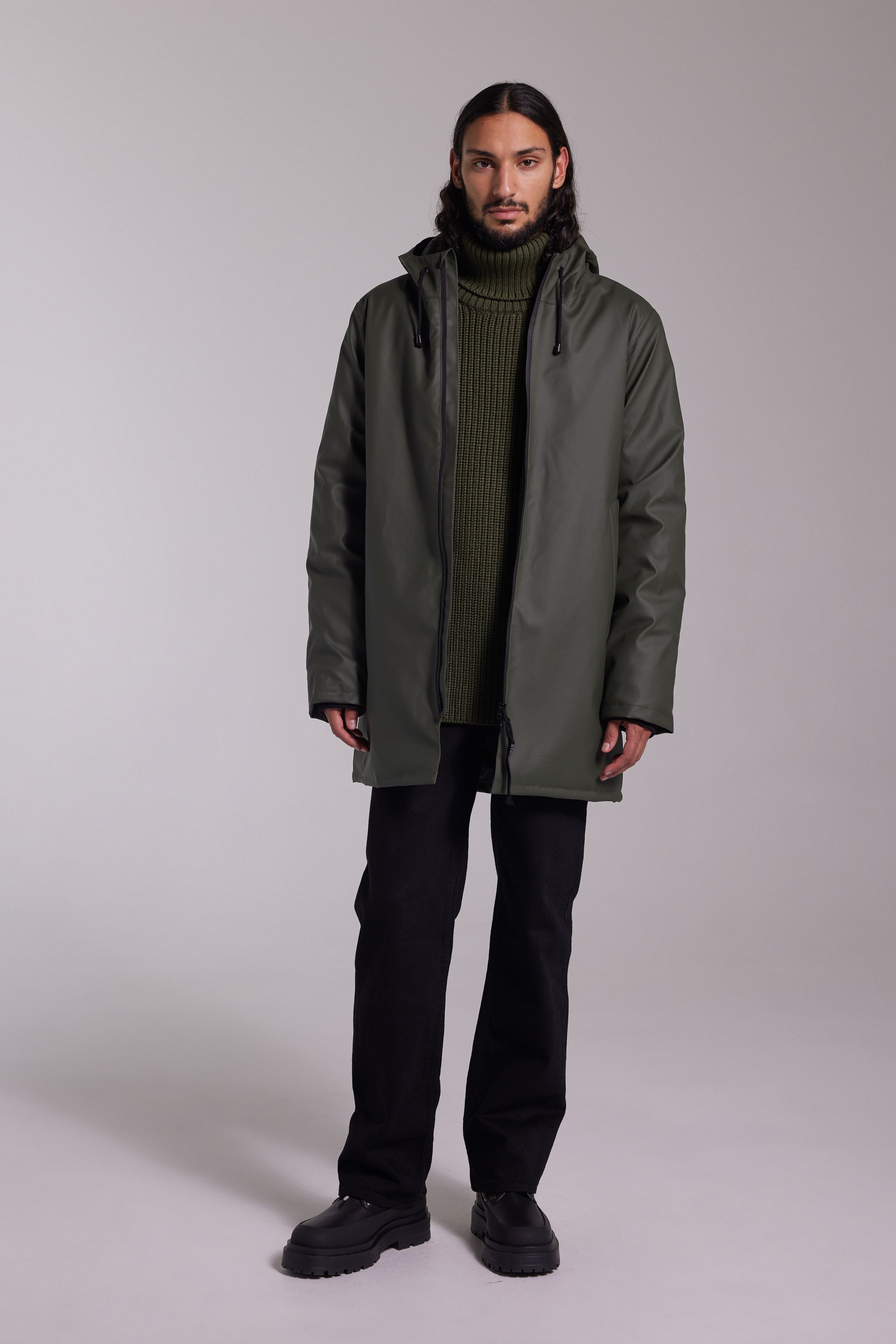 stutterheim stockholm winter jacket green men jackets winter-jackets