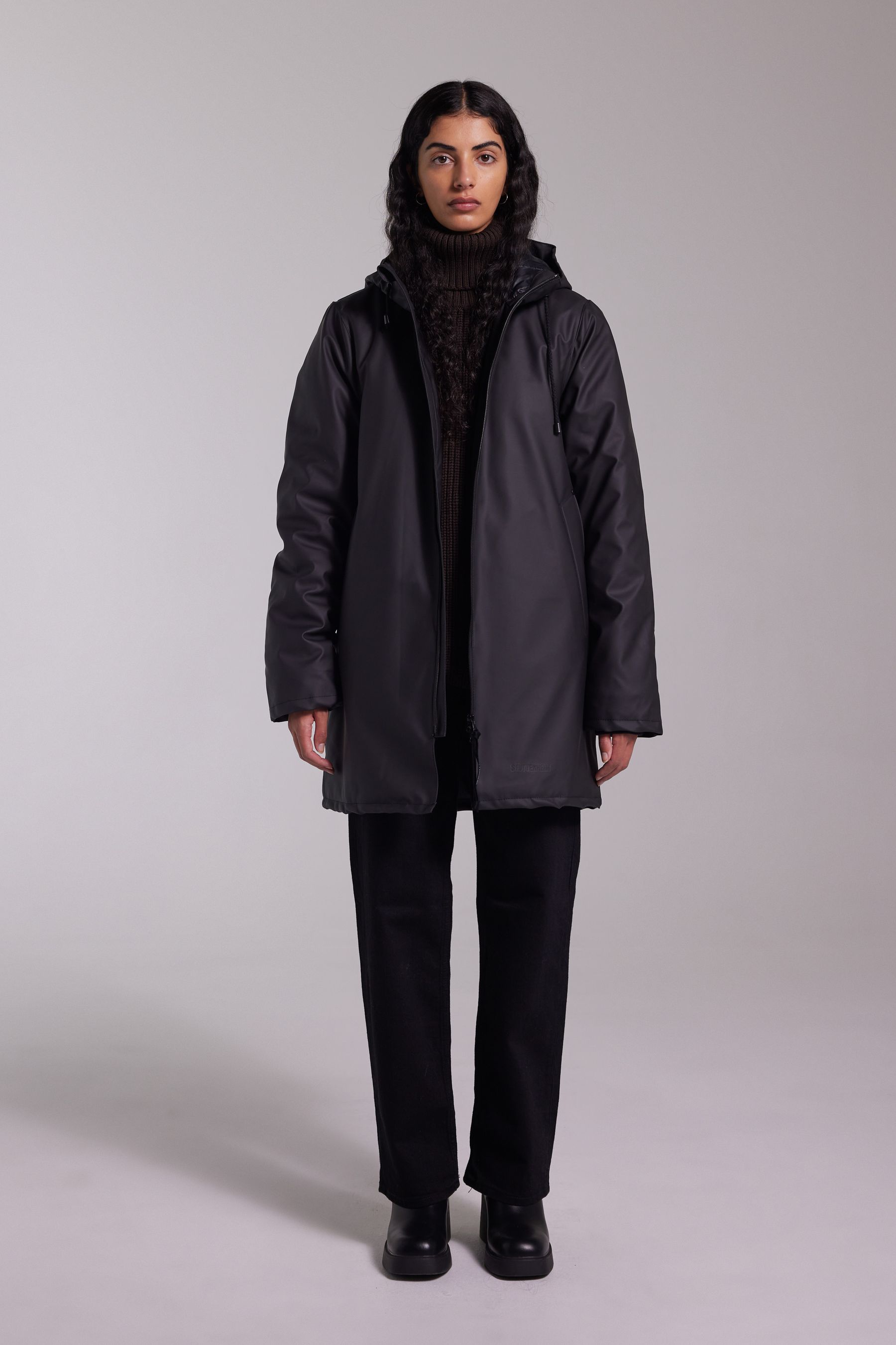 stutterheim stockholm winter jacket black women jackets winter-coats