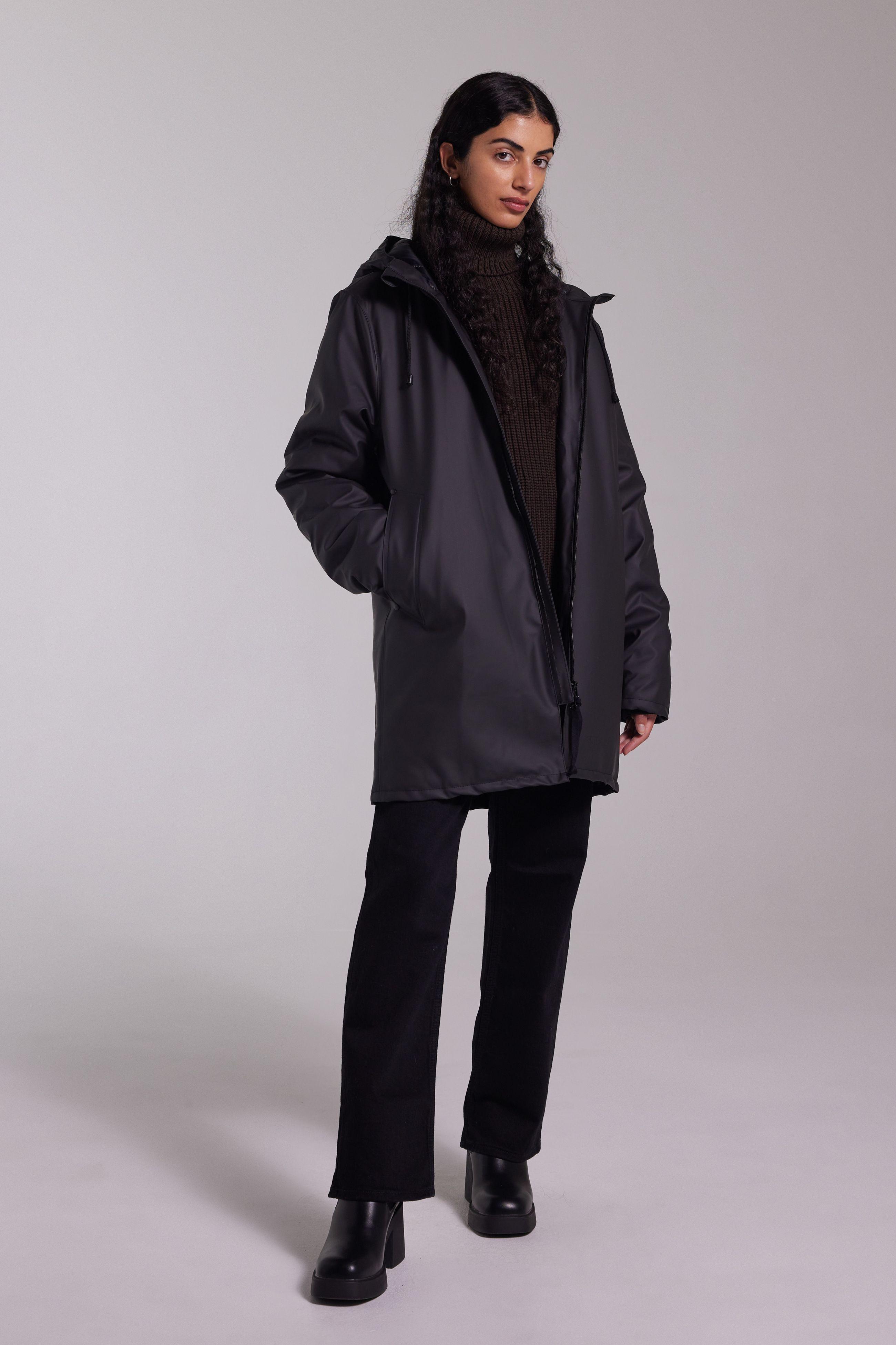 stutterheim stockholm winter jacket black women jackets winter-jackets