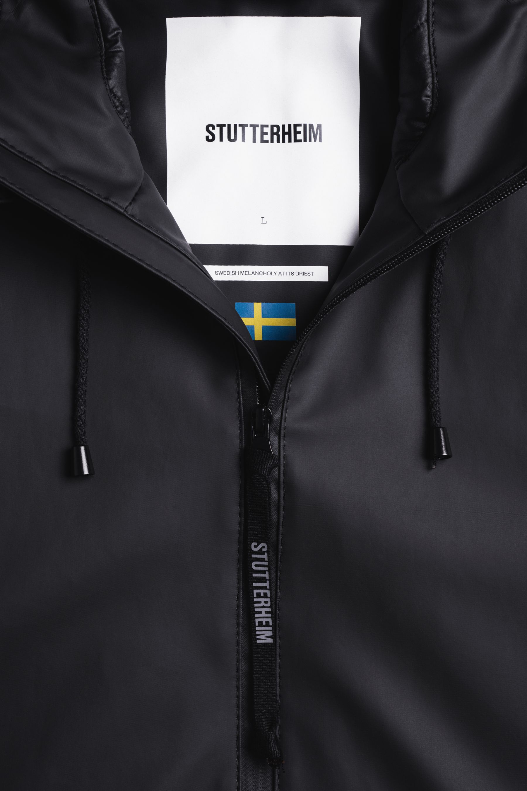 stutterheim stockholm winter jacket black women jackets winter-coats