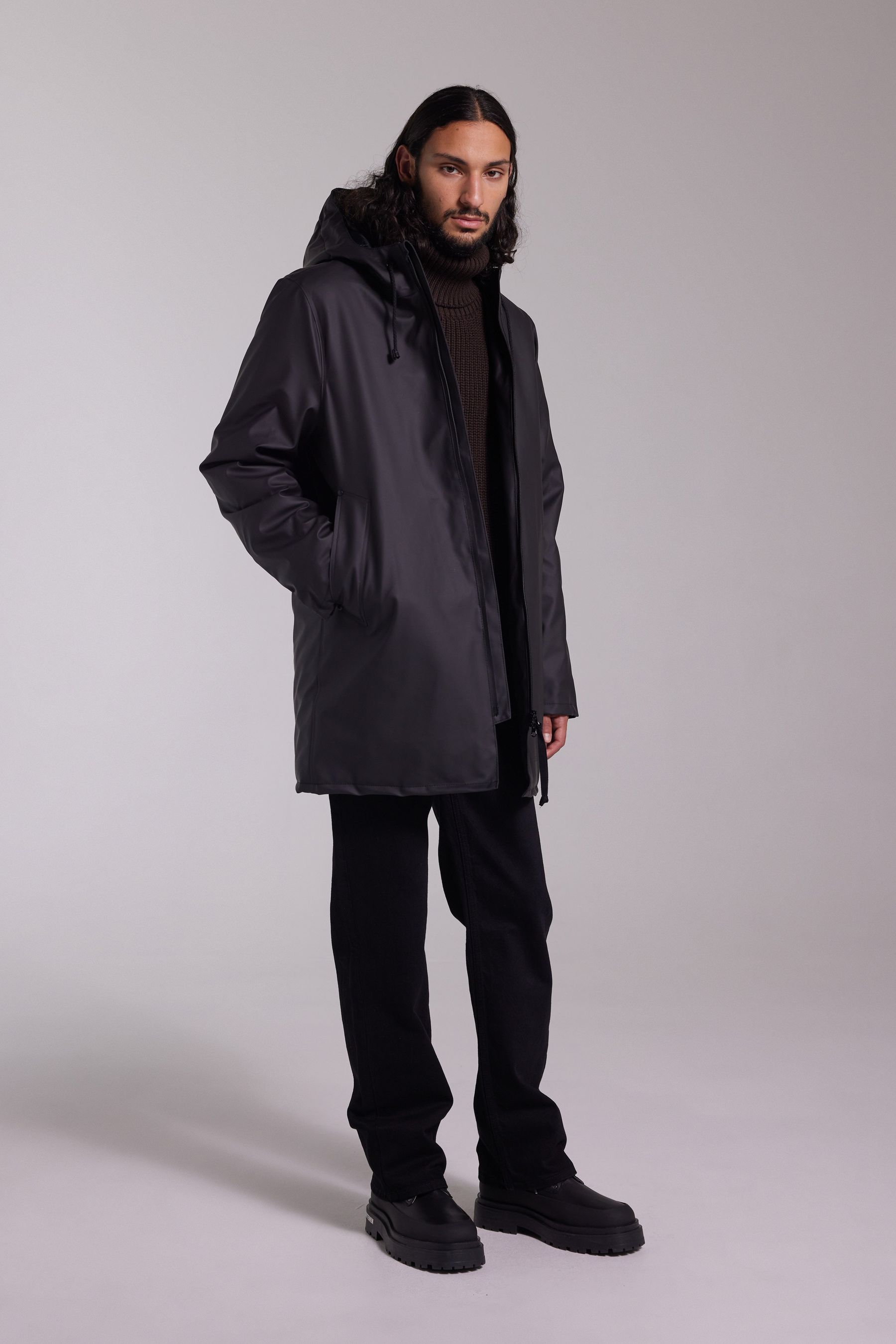 stutterheim stockholm winter jacket black women jackets winter-coats