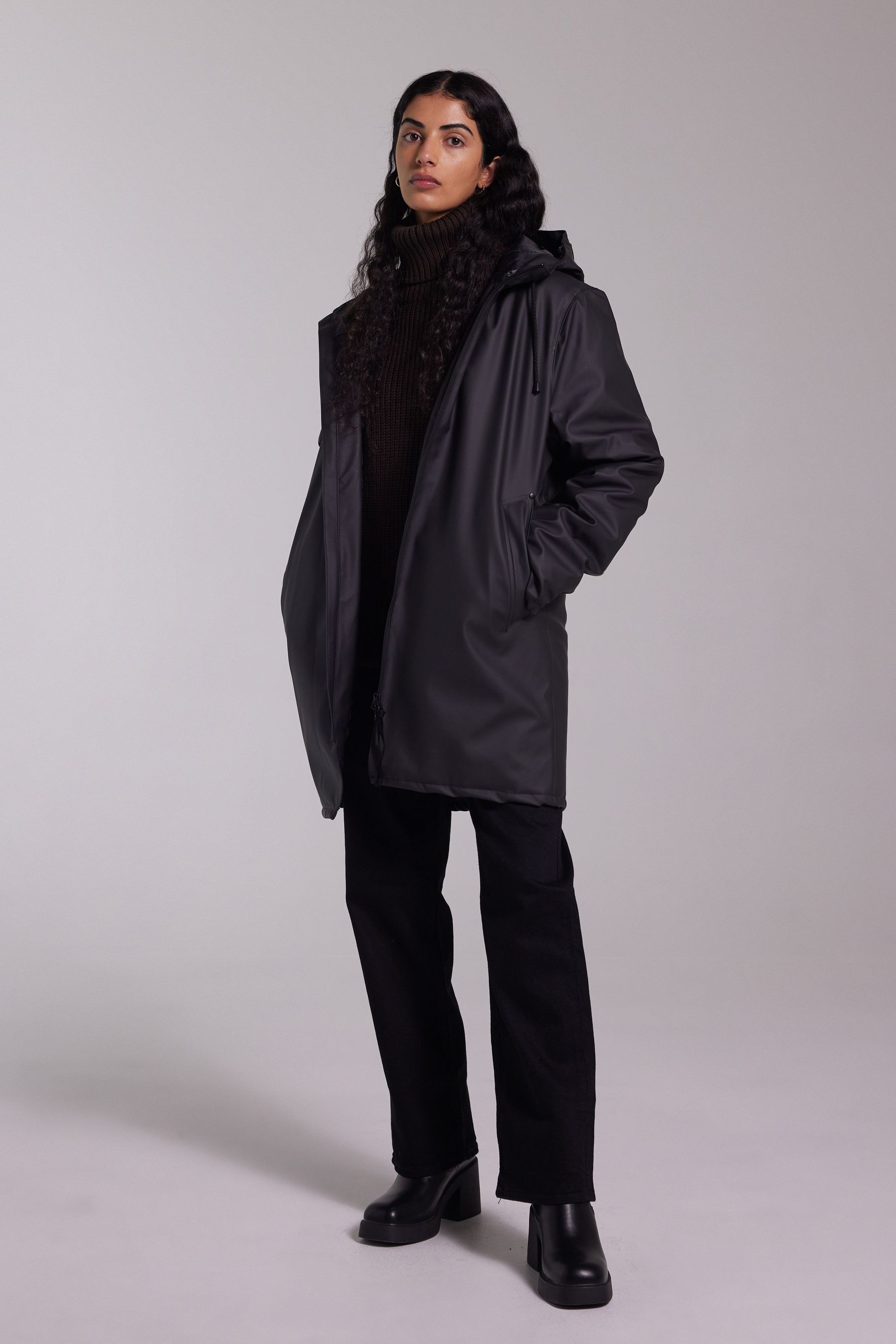 stutterheim stockholm winter jacket black women jackets winter-coats