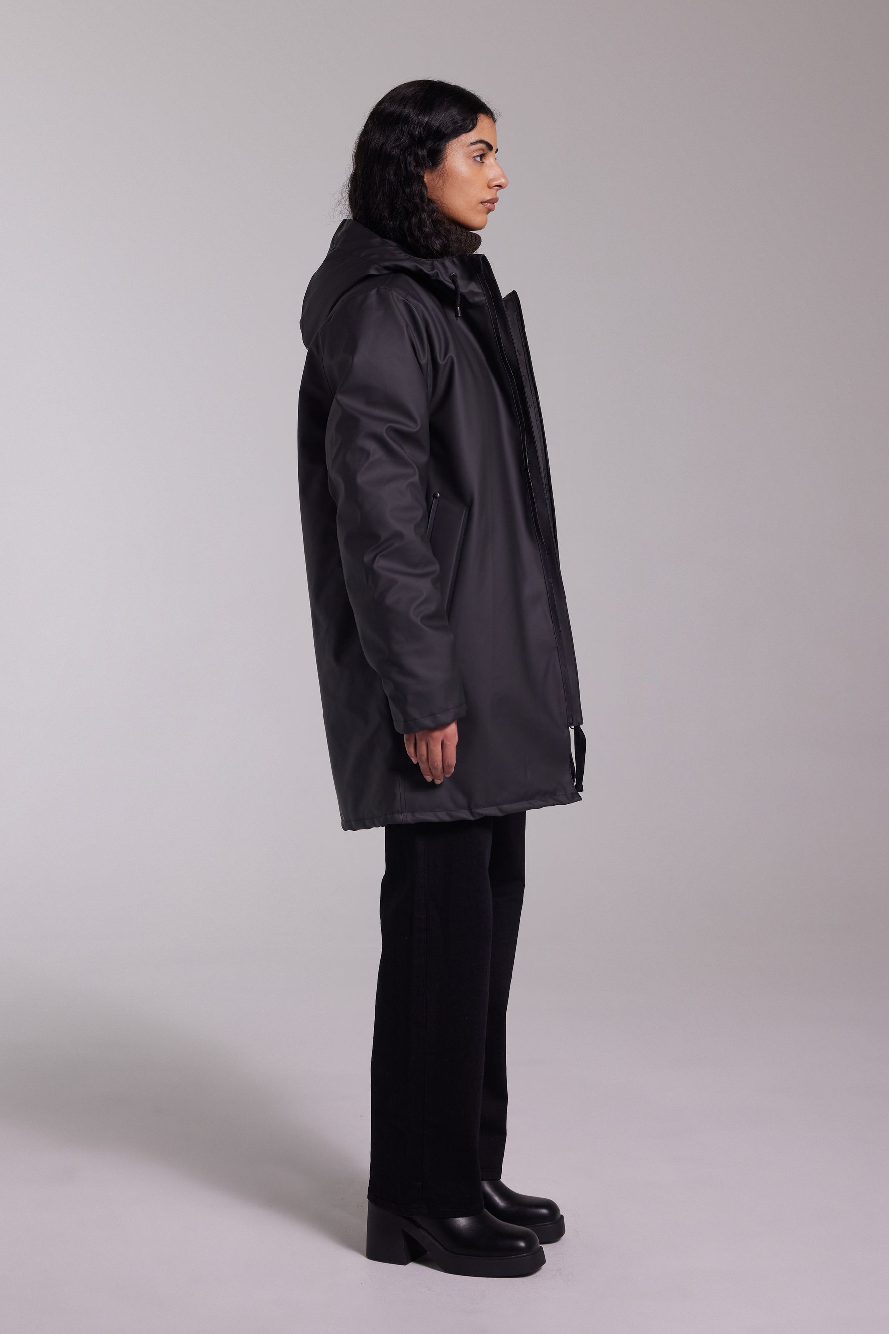 stutterheim stockholm winter jacket black women jackets winter-coats