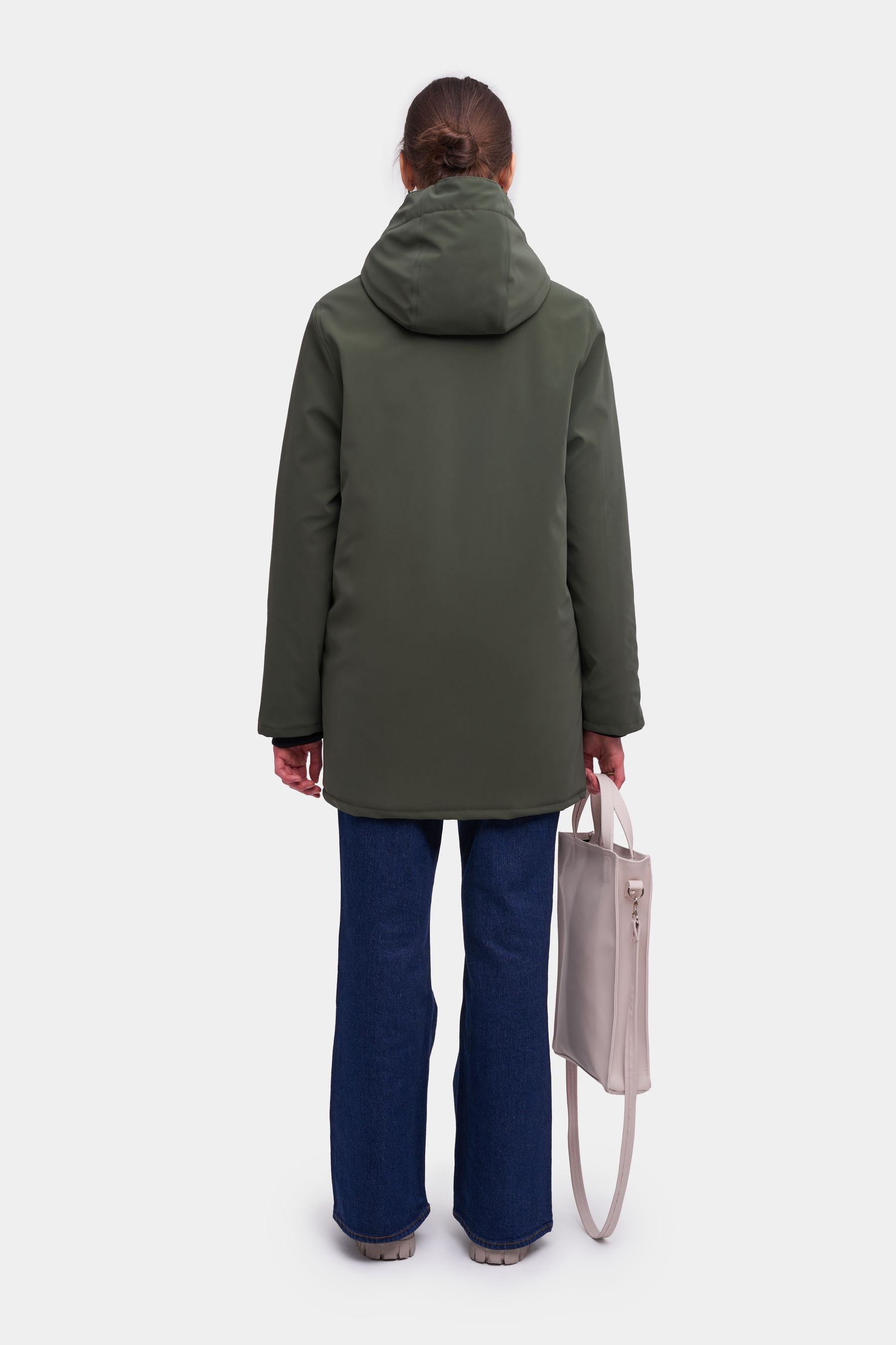 stutterheim stockholm winter matte jacket dark green men jackets winter-coats