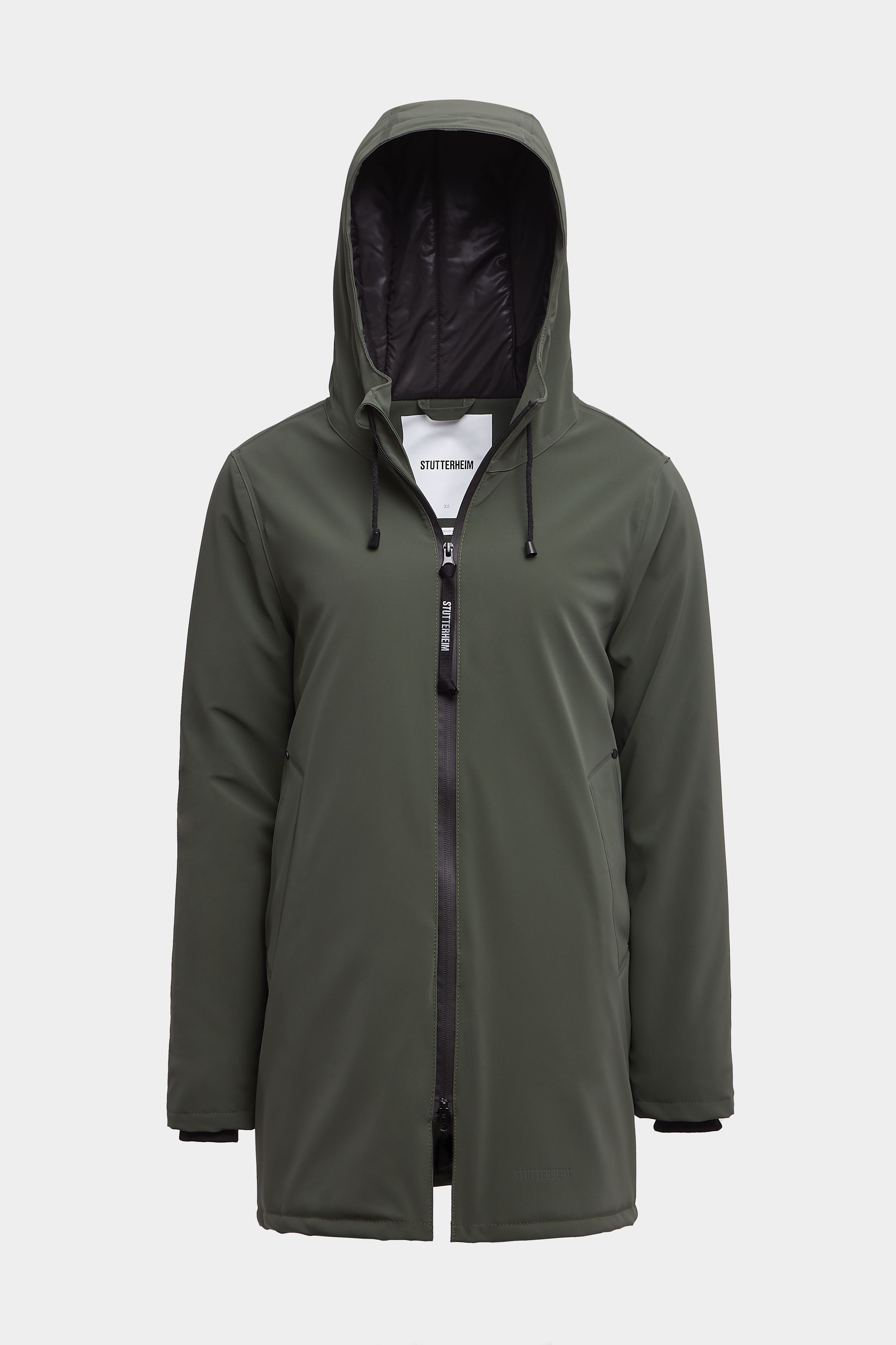 Stockholm Winter Matte Jacket Dark Green STUTTERHEIM FR