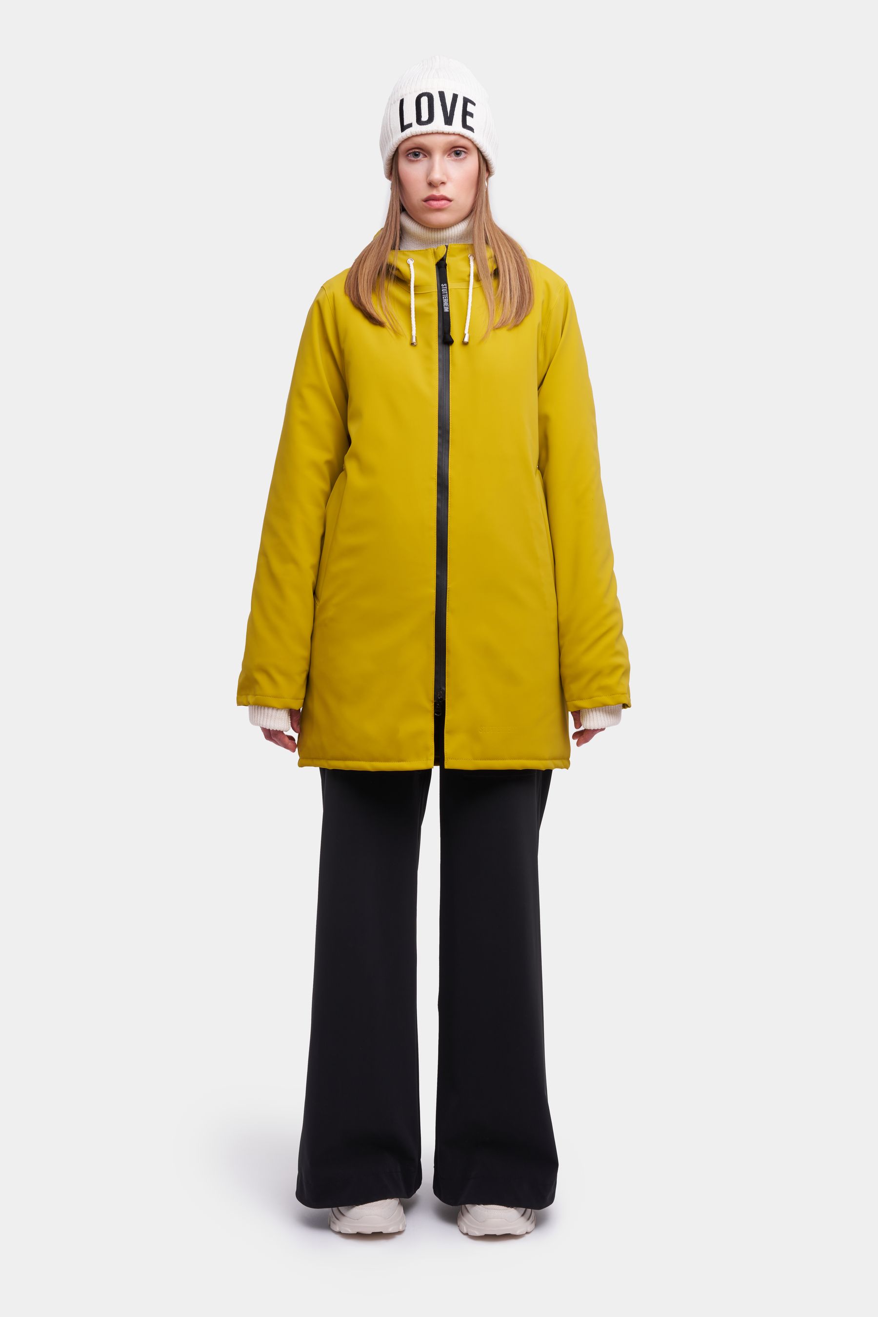 stutterheim stockholm winter matte jacket gold men jackets winter-coats
